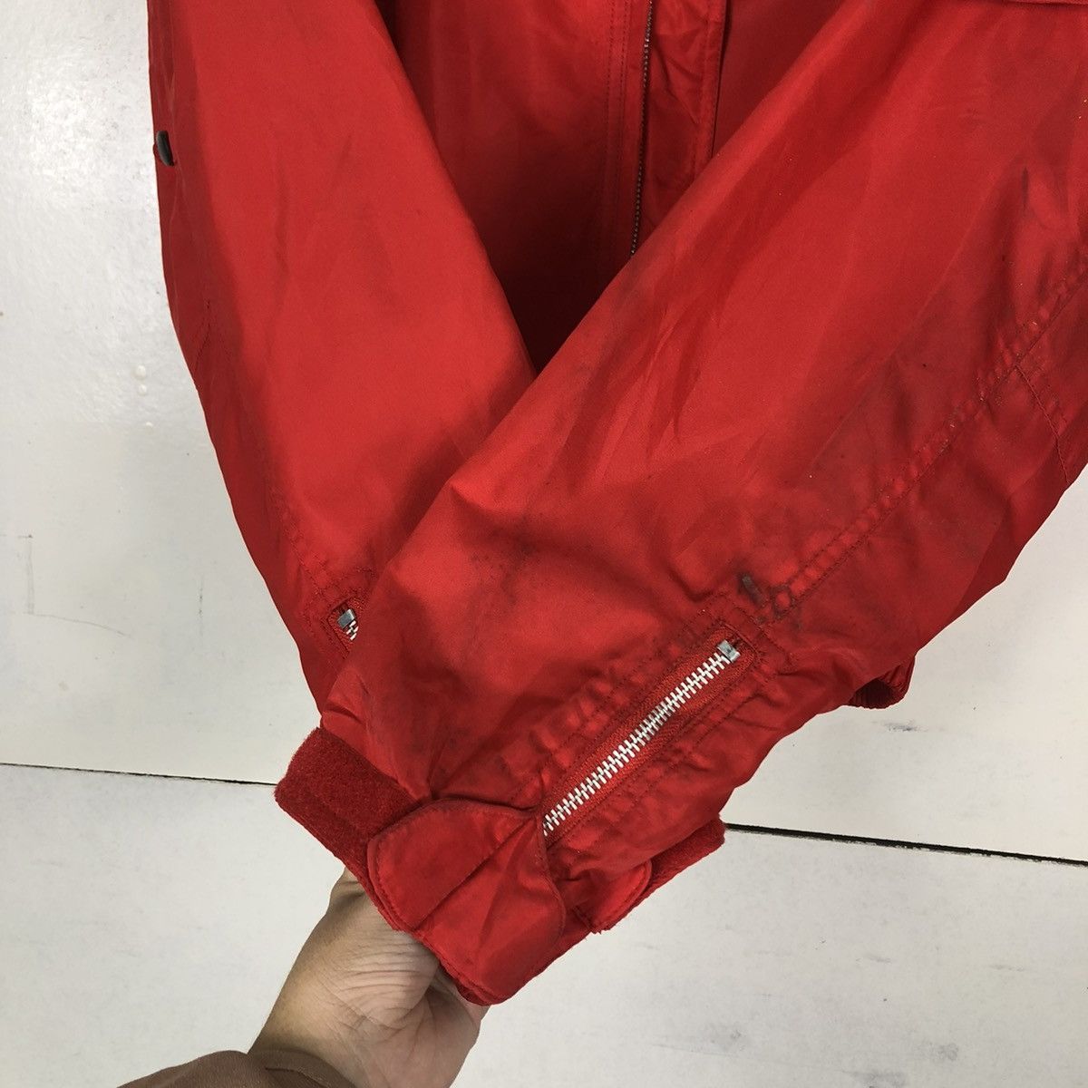 Japanese Brand 🔥BONDAGE PARACHUTE BIKER BOMBER JACKET ROUE ISSEY MIYAKE Size US L / EU 52-54 / 3 - 12 Thumbnail