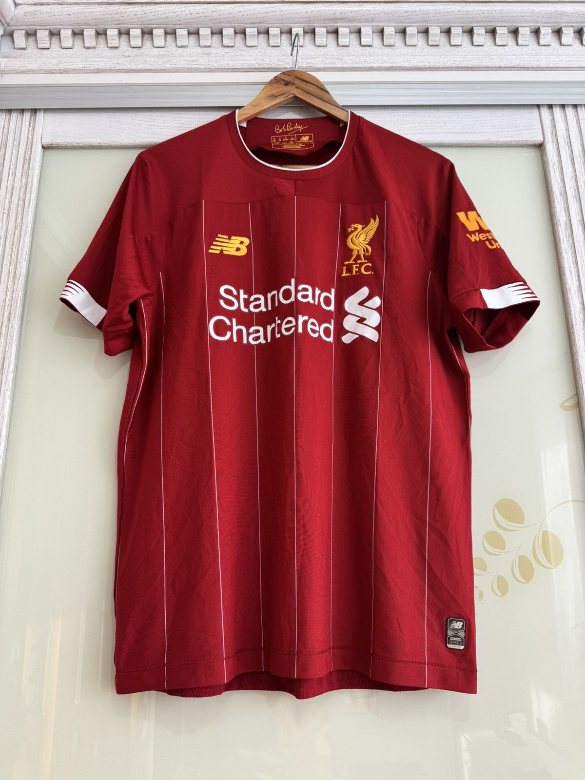 New Balance Liverpool 2019-2020 Home Soccer Jersey Football Shirt Kit Size US M / EU 48-50 / 2 - 6 Thumbnail