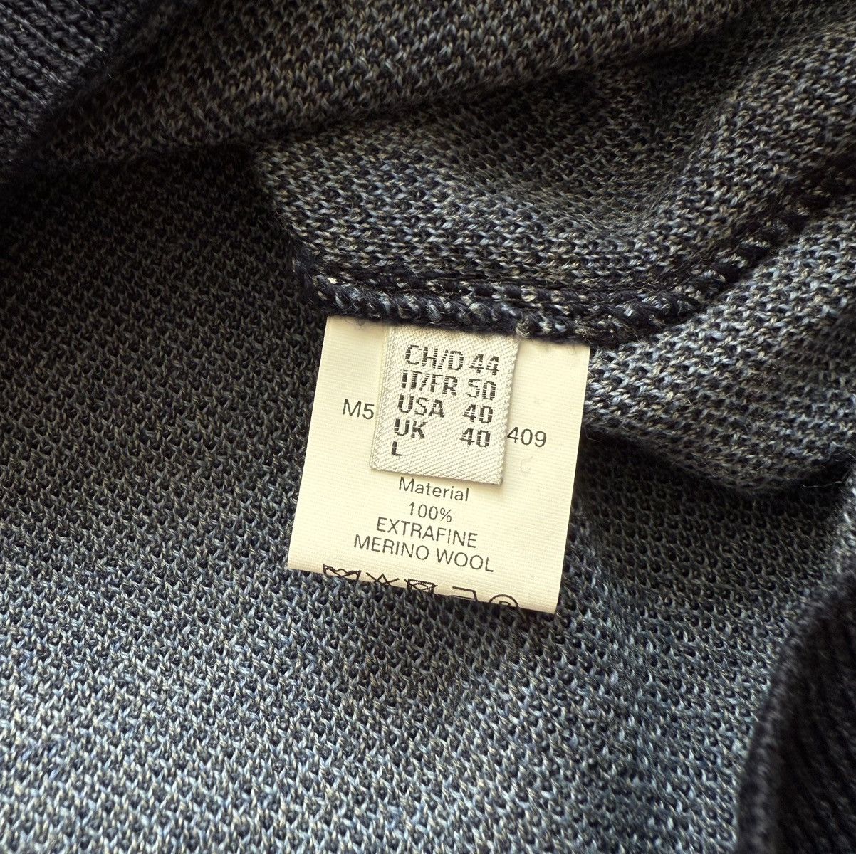 Bally Bally Switzerland Navy Blue Wool Sweater Size US L / EU 52-54 / 3 - 9 Thumbnail