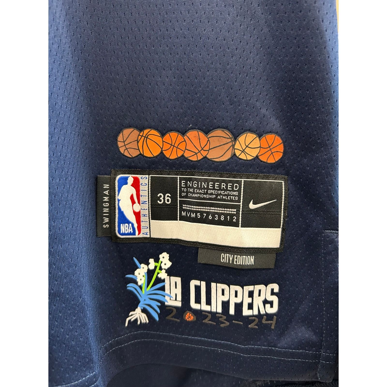 Nike George Los Angeles Clippers 2023/24 City Edition Nike Jersey Size US XS / EU 42 / 0 - 4 Thumbnail