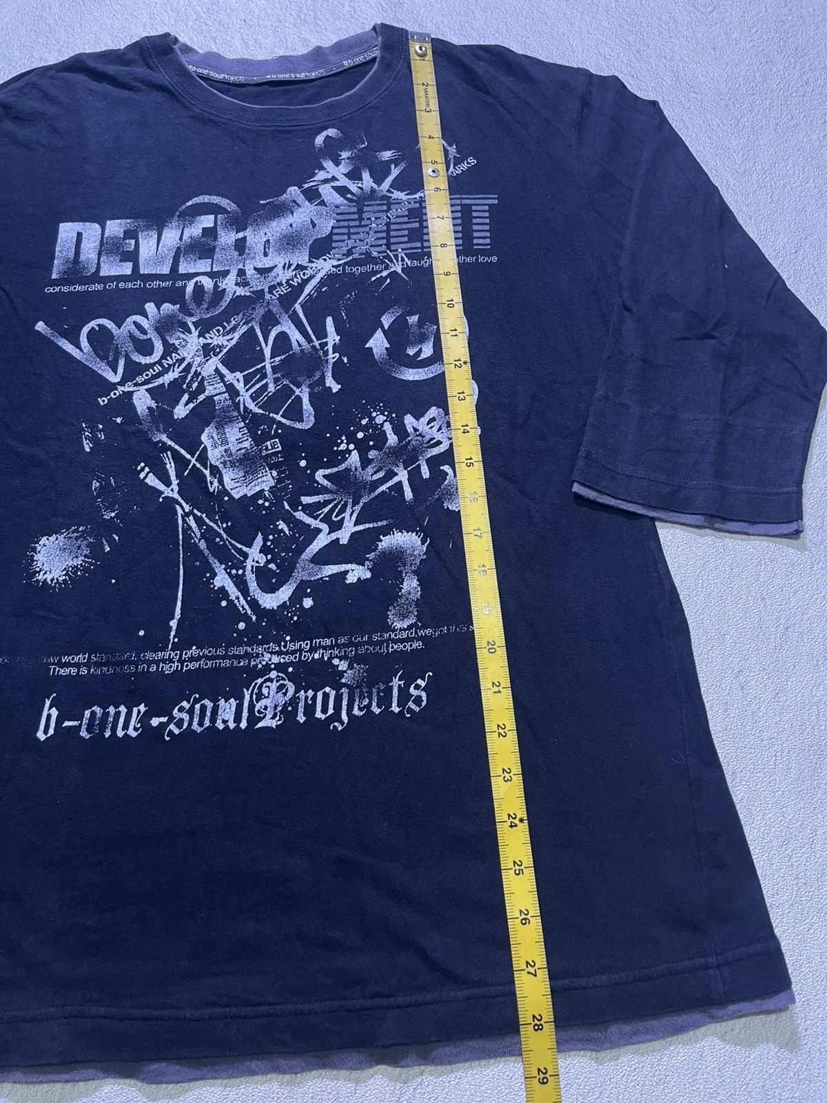 Hysteric Glamour VTG Y2K B ONE SOUL PROJECTS long sleeve tshirt Size US L / EU 52-54 / 3 - 8 Thumbnail