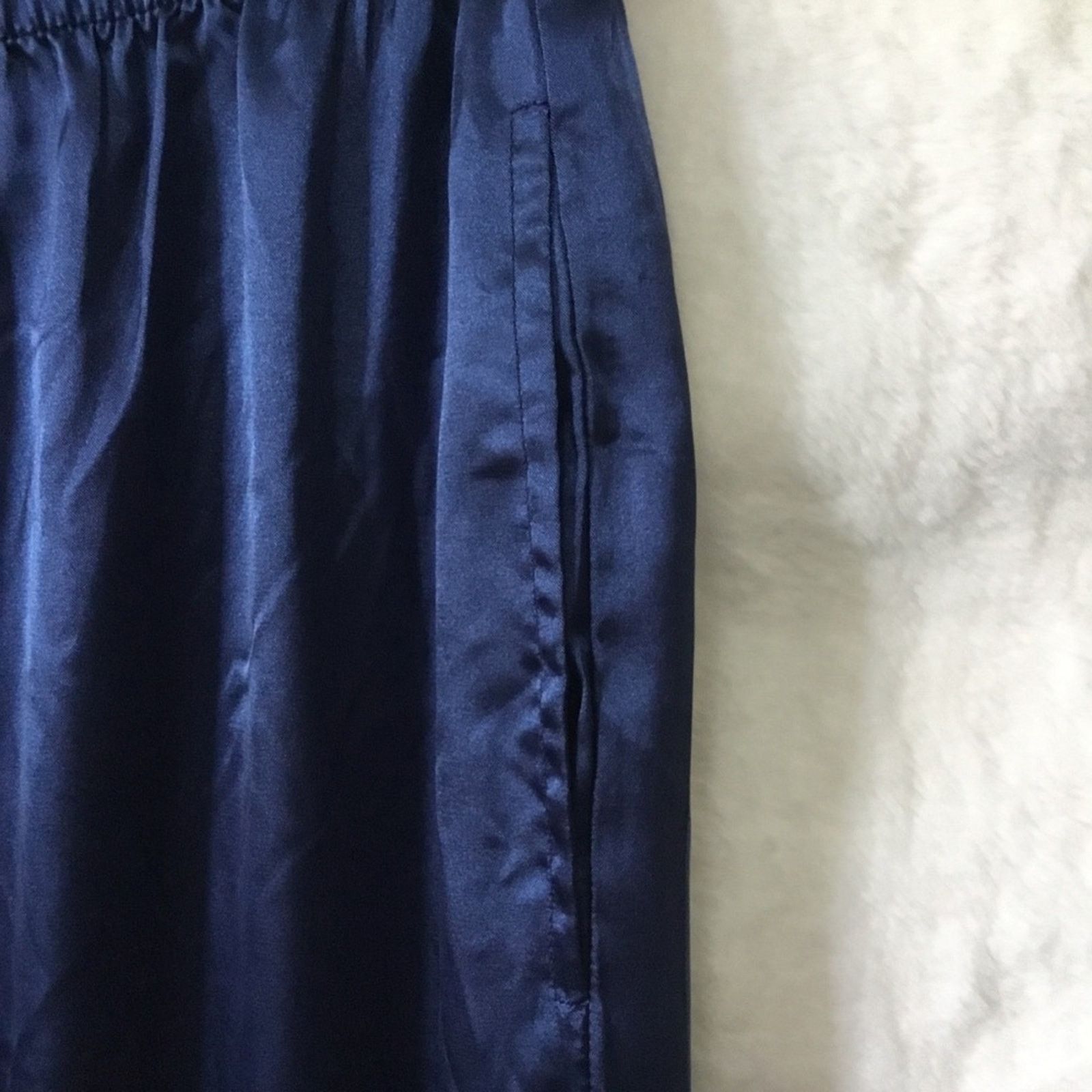 Other Ekouaer Blue V-Neck Short-Sleeve Pajama Set Size ONE SIZE - 12 Thumbnail