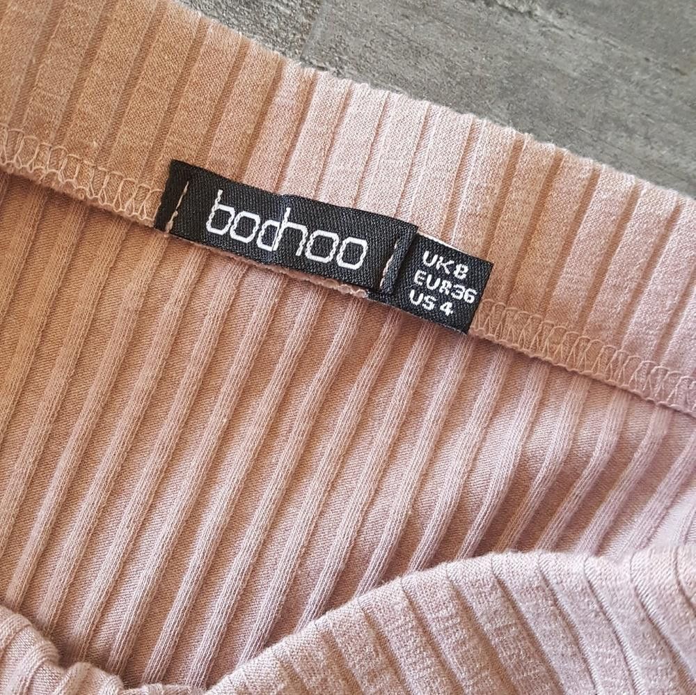 Boohoo Light Chocolate Boohoo High Waisted Midi Size 27" / US 4 / IT 40 - 3 Thumbnail