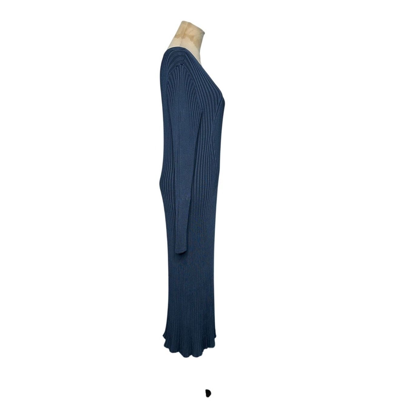 H&M H&M stale blue knit long sleeves midi sweater dress size XL Size XL / US 12-14 / IT 48-50 - 6 Thumbnail