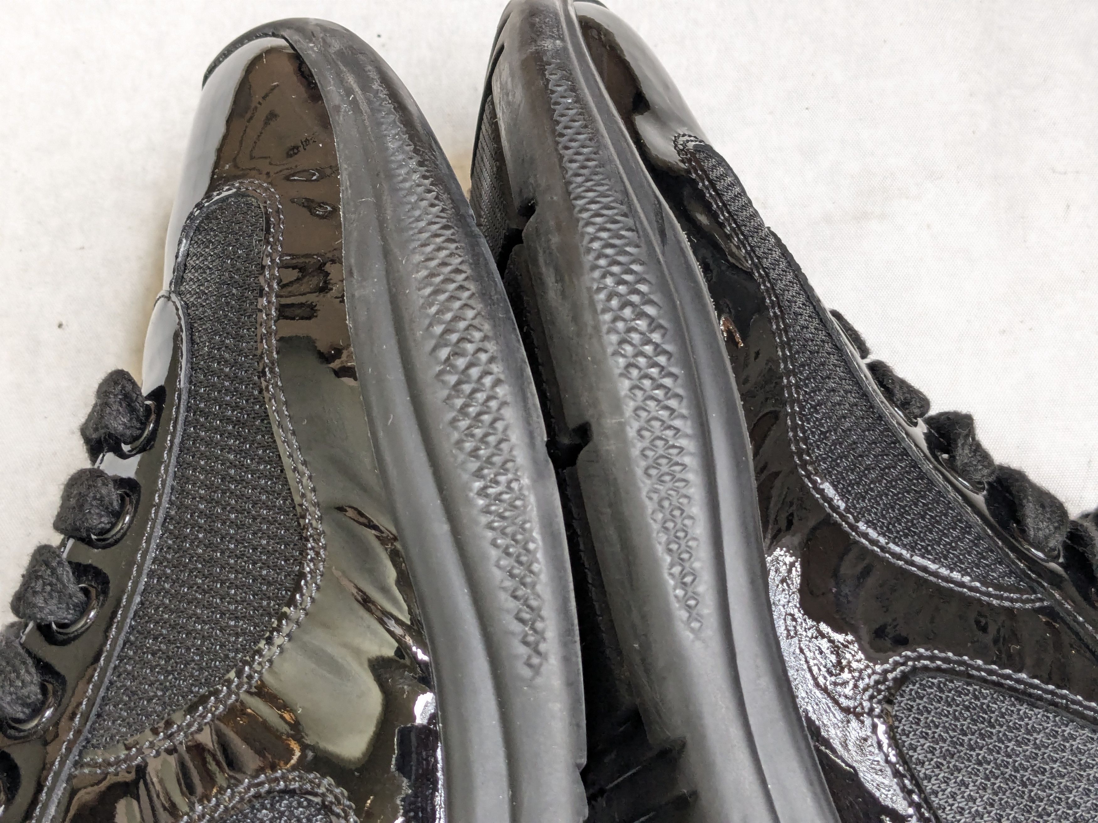 Prana Prada America's Cup Sneakers Black Patent Leather 10 Red Size US 10 / EU 43 - 9 Thumbnail