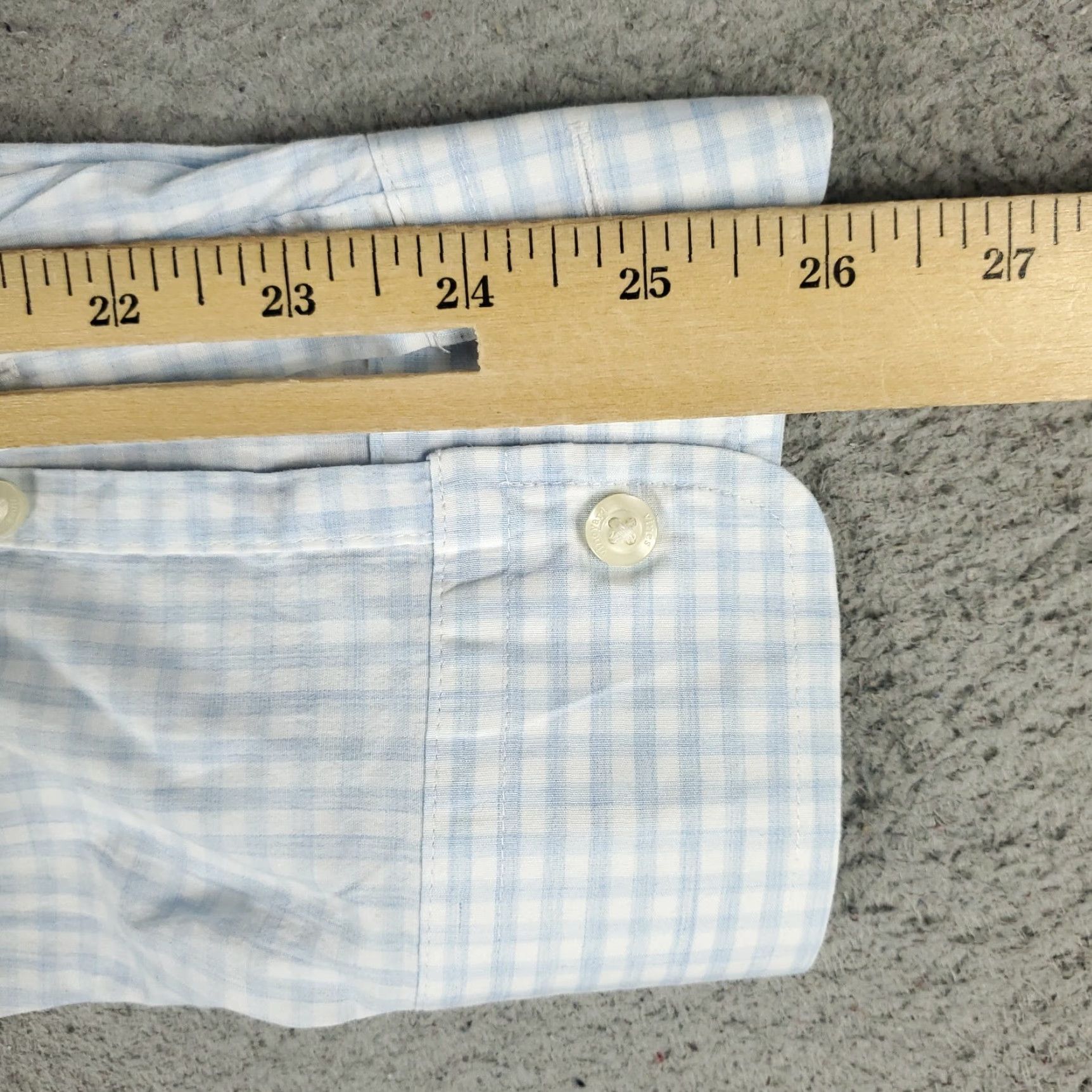 Vineyard Vines Vineyard Vines Shirt Mens XL Blue Check Slim Fit Button Up Long Sleeve Size US XL / EU 56 / 4 - 6 Thumbnail
