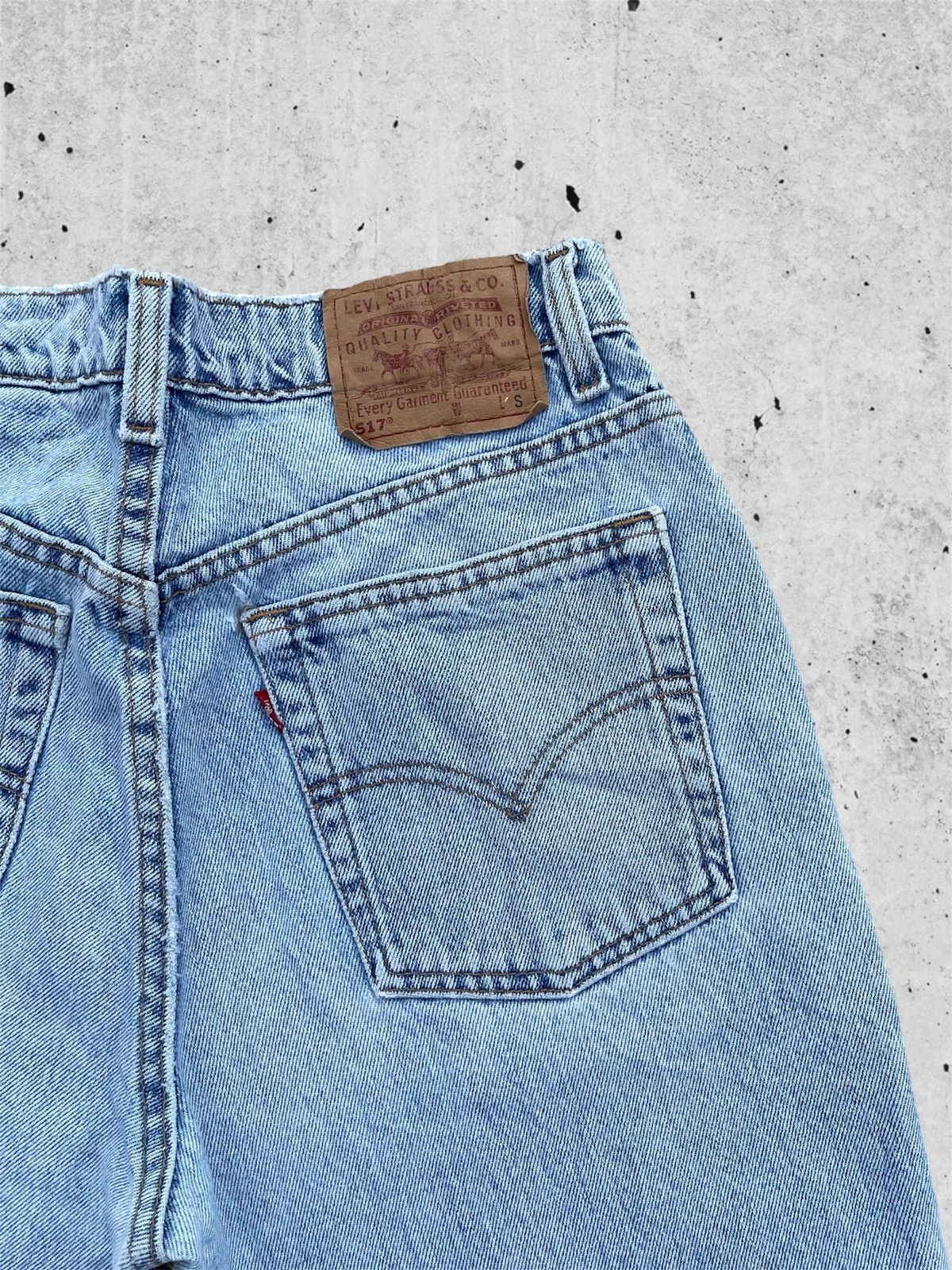 Jean × Levi's 🔥 Levi's 517 Boot Cut Distressed Denim W29🔥 Size US 29 - 14 Thumbnail