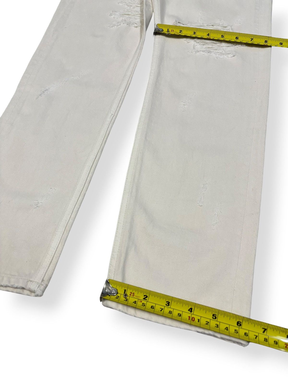 Japanese Brand Another Edition Slim Tapered Fit Heavy Distressed Jeans Size US 29 - 13 Thumbnail