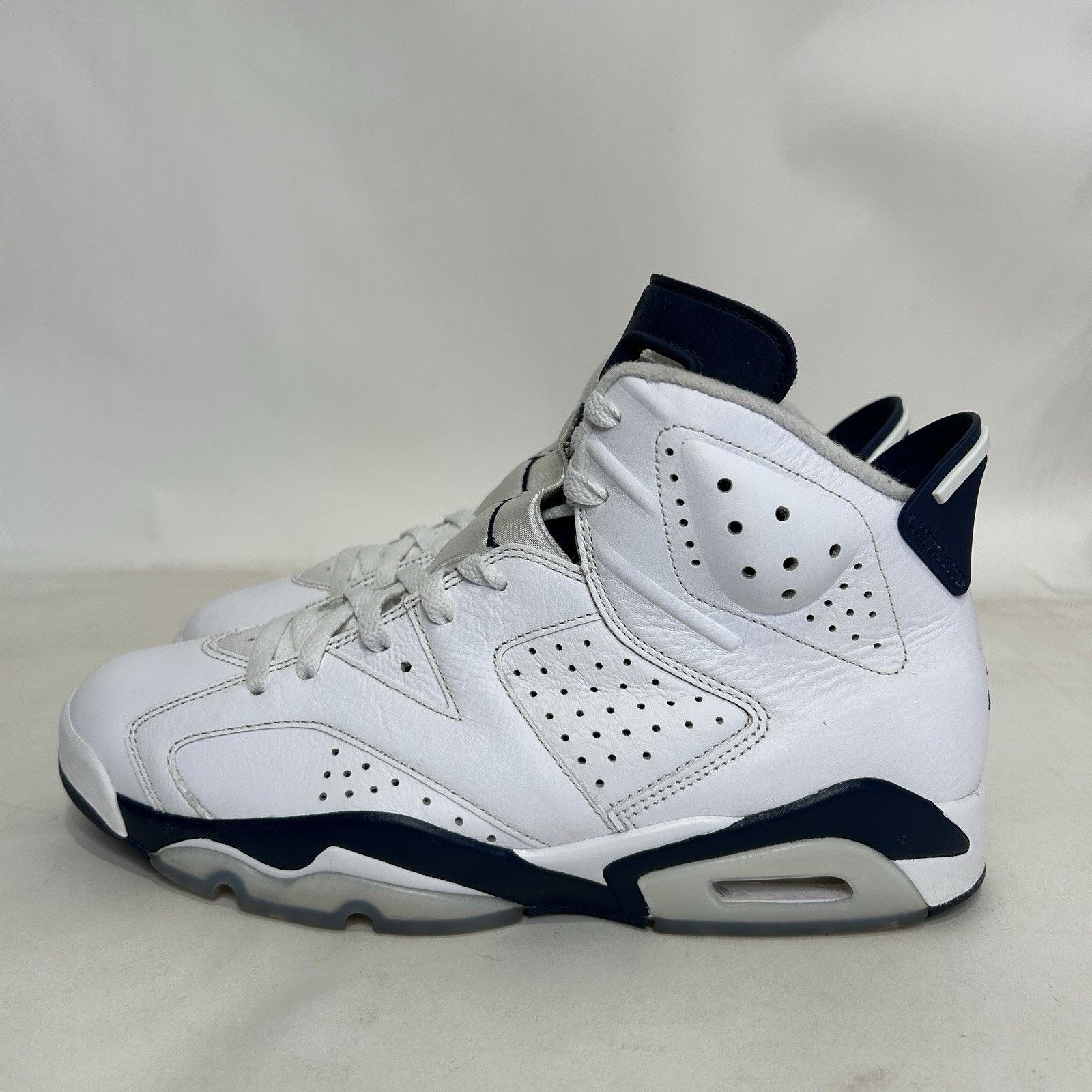 Nike Nike Air Jordan 6 Retro OG “Midnight Navy White” Size US 9.5 / EU 42-43 - 6 Thumbnail