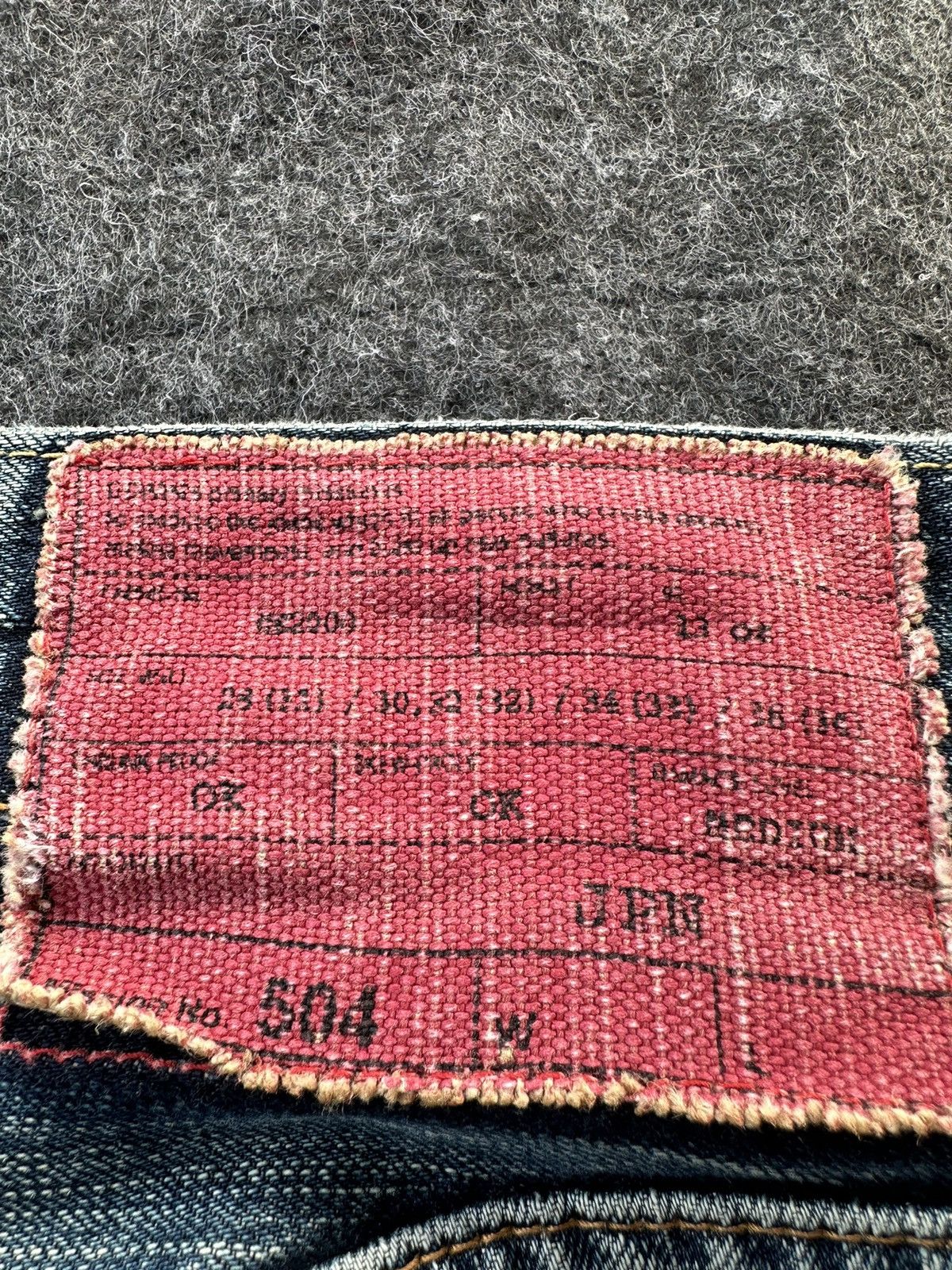 Edwin Vintage Edwin 504 Faded Washed Denim 32x32 D326 Size US 32 / EU 48 - 8 Thumbnail