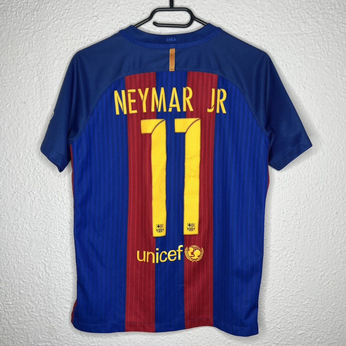 Nike Nike Fc Barcelona Jersey Tee Tshirt Neymar 11 Navy Red Size US S / EU 44-46 / 1 - 1 Thumbnail