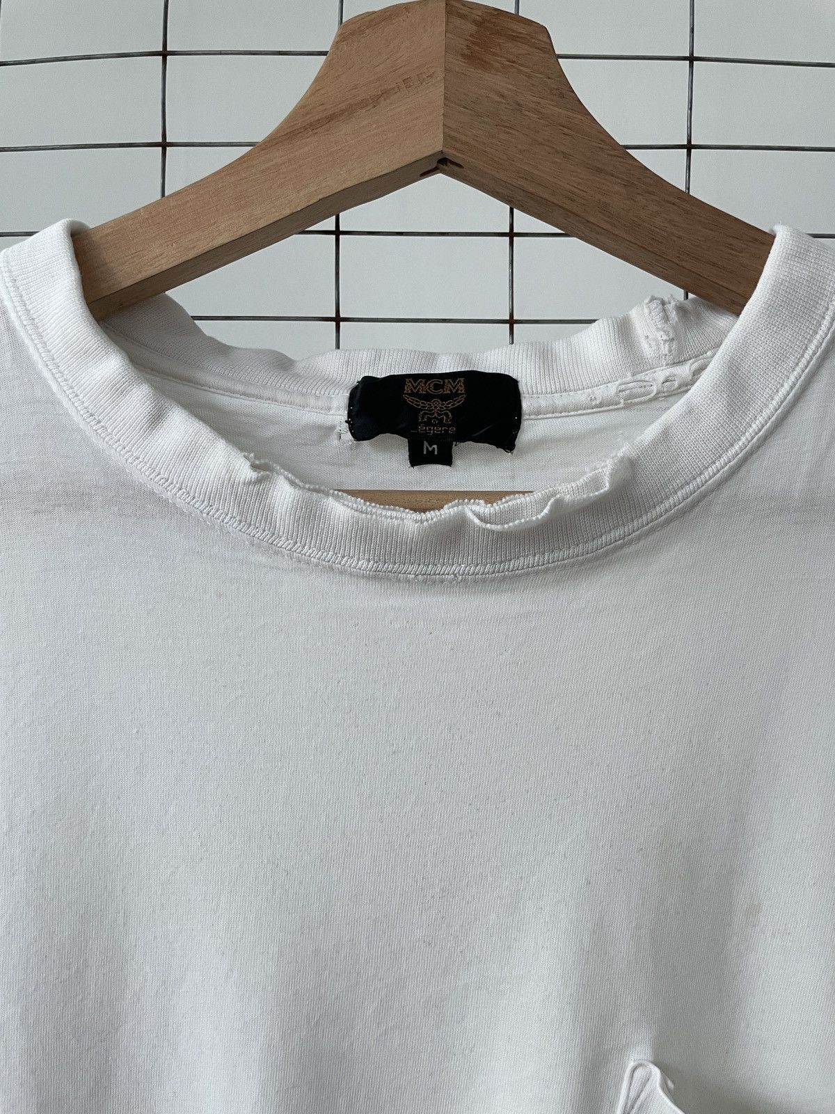 Essentials × MCM × Vintage Vintage MCM Essentials Pocket T-Shirt Size US M / EU 48-50 / 2 - 4 Thumbnail