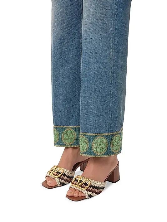 Valentino os11x0126 VLogo Signature Slide Sandals in Multicolor Size US 7 / IT 37 - 6 Thumbnail