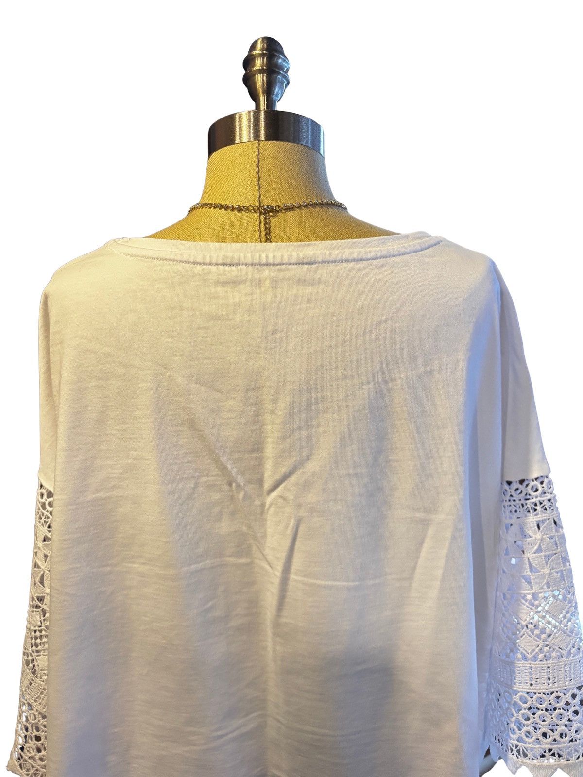 Other Womens white lace Top.wt0225 Size 3XL / US 20-22 - 6 Thumbnail