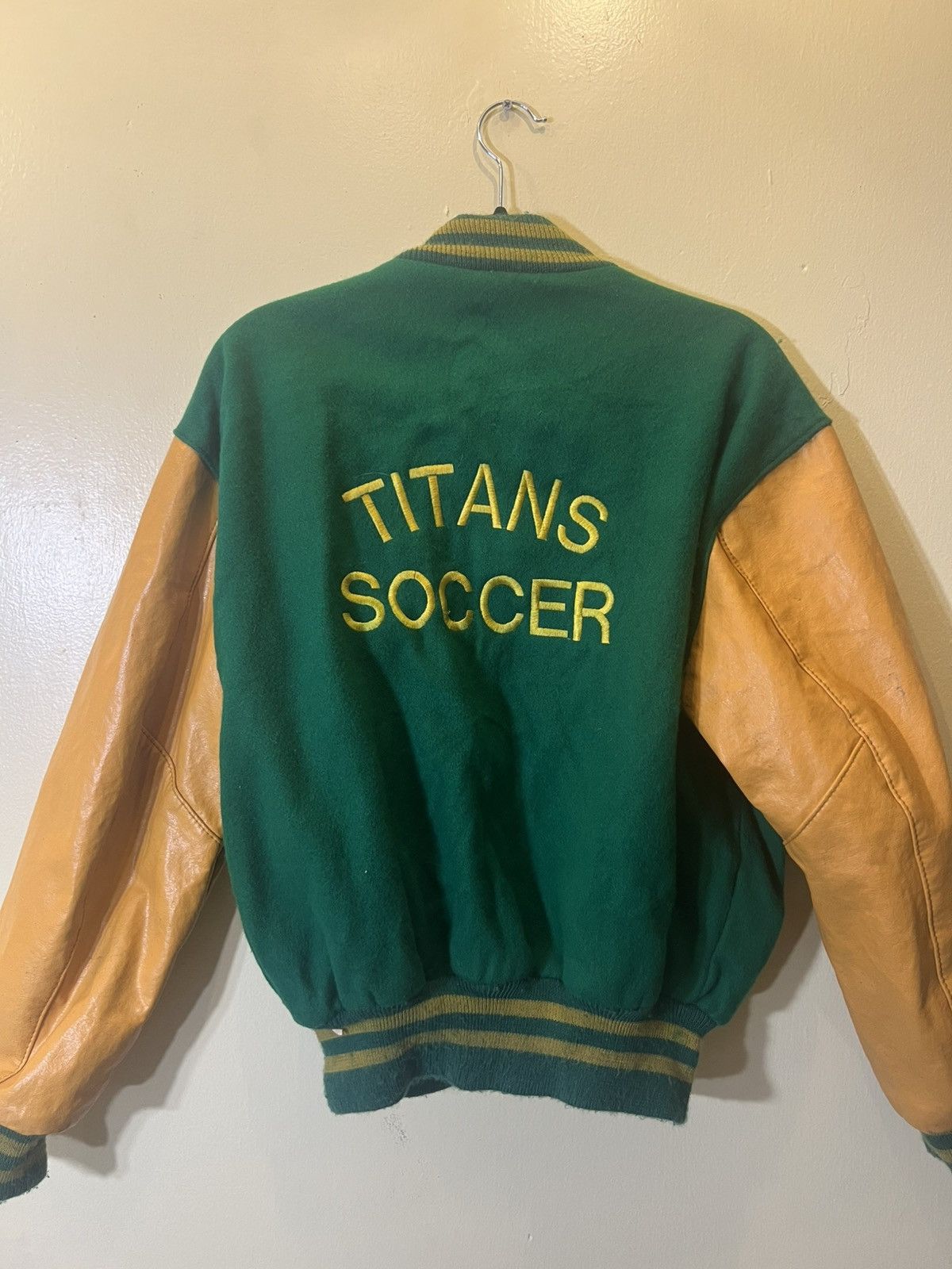 Delong × Vintage Vintage “Titans soccer” Varsjty Jacket Size US L / EU 52-54 / 3 - 6 Thumbnail