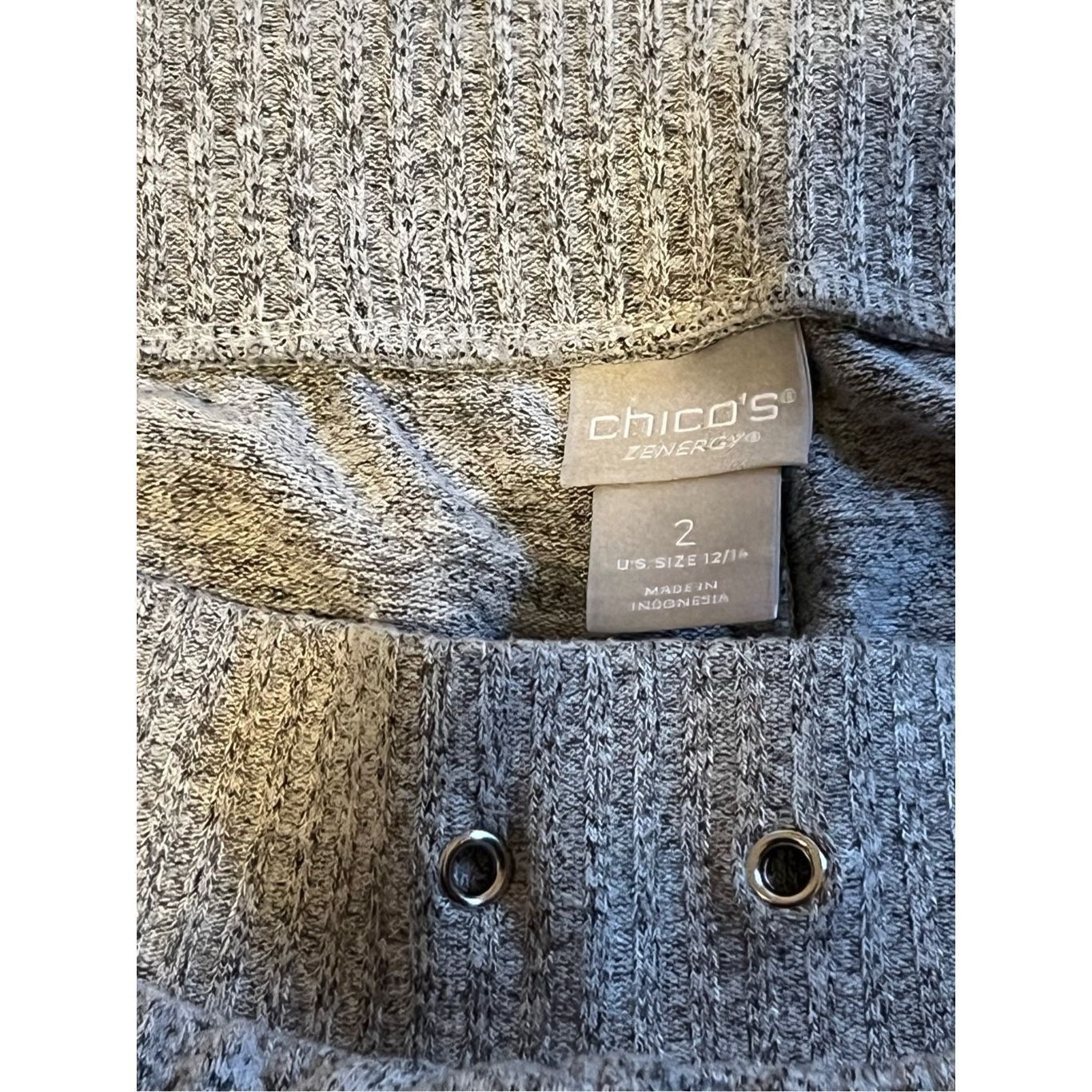 Chicos CHICO’S Gray Joggers Size XL Size 32" / US 10 / IT 46 - 4 Thumbnail