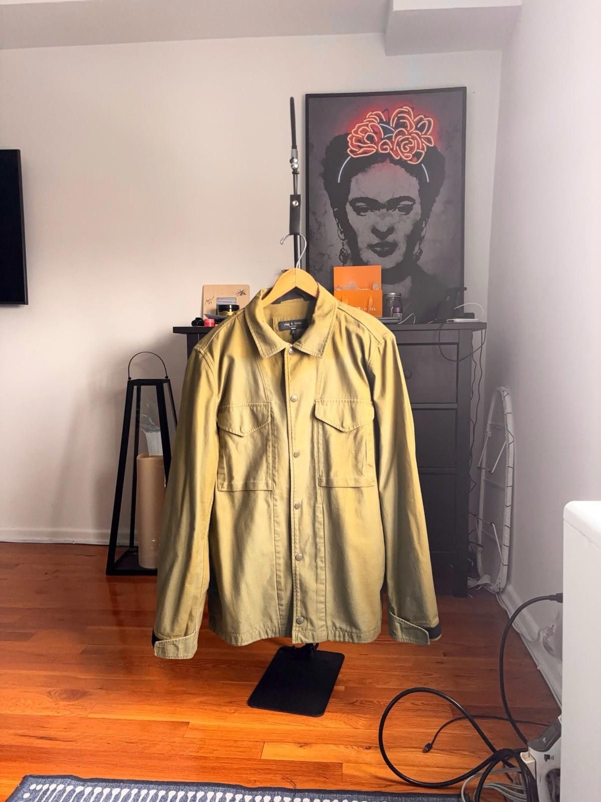Rag & Bone Rag & Bone Used Men’s Large Military Jacket Army Green READ Size US L / EU 52-54 / 3 - 1 Thumbnail