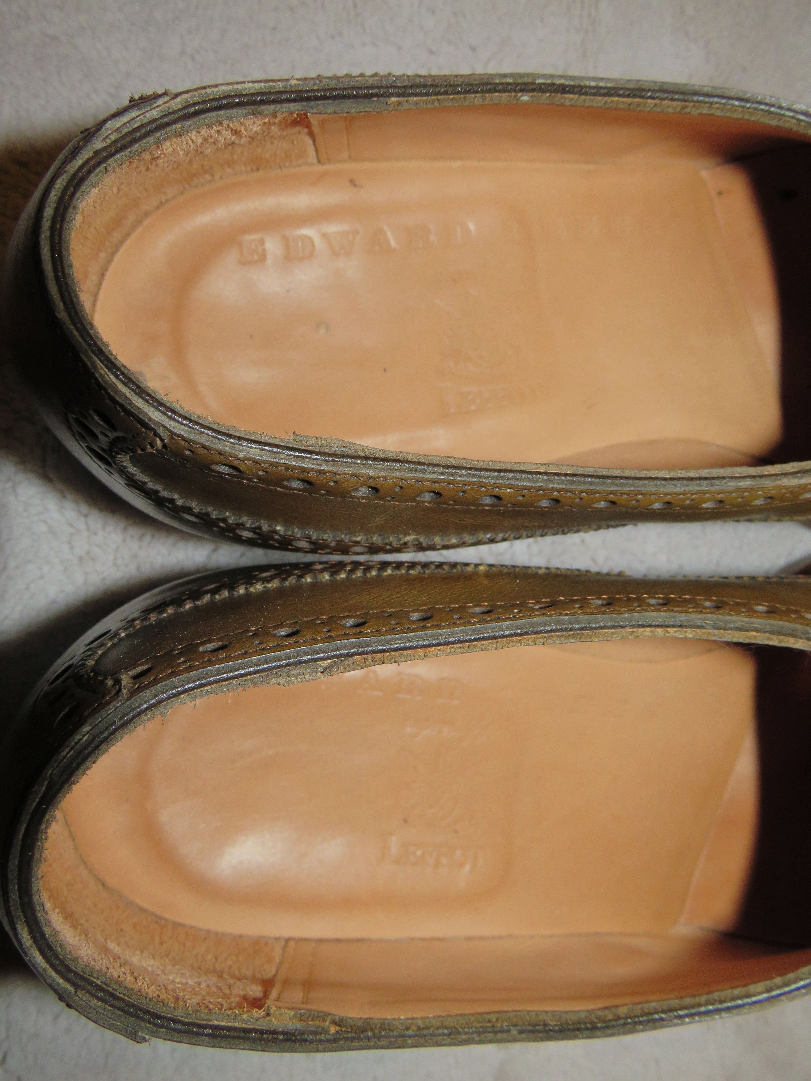 Edward Green Wigmore Chameleon Burnished Antiqued Brogue Loafers 8D Size US 8 / EU 41 - 12 Thumbnail