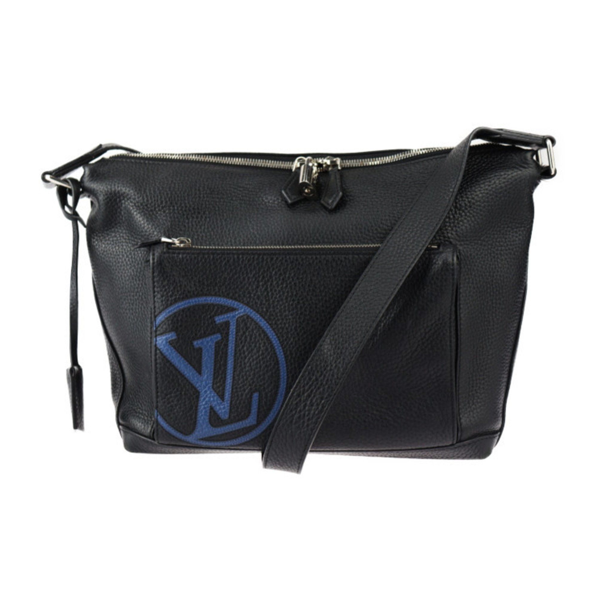 Louis Vuitton Armand Pm Lv Circle Shoulder Bag M51696 Taurillon Leather Black Crossbody 2427053007136R1, Women's