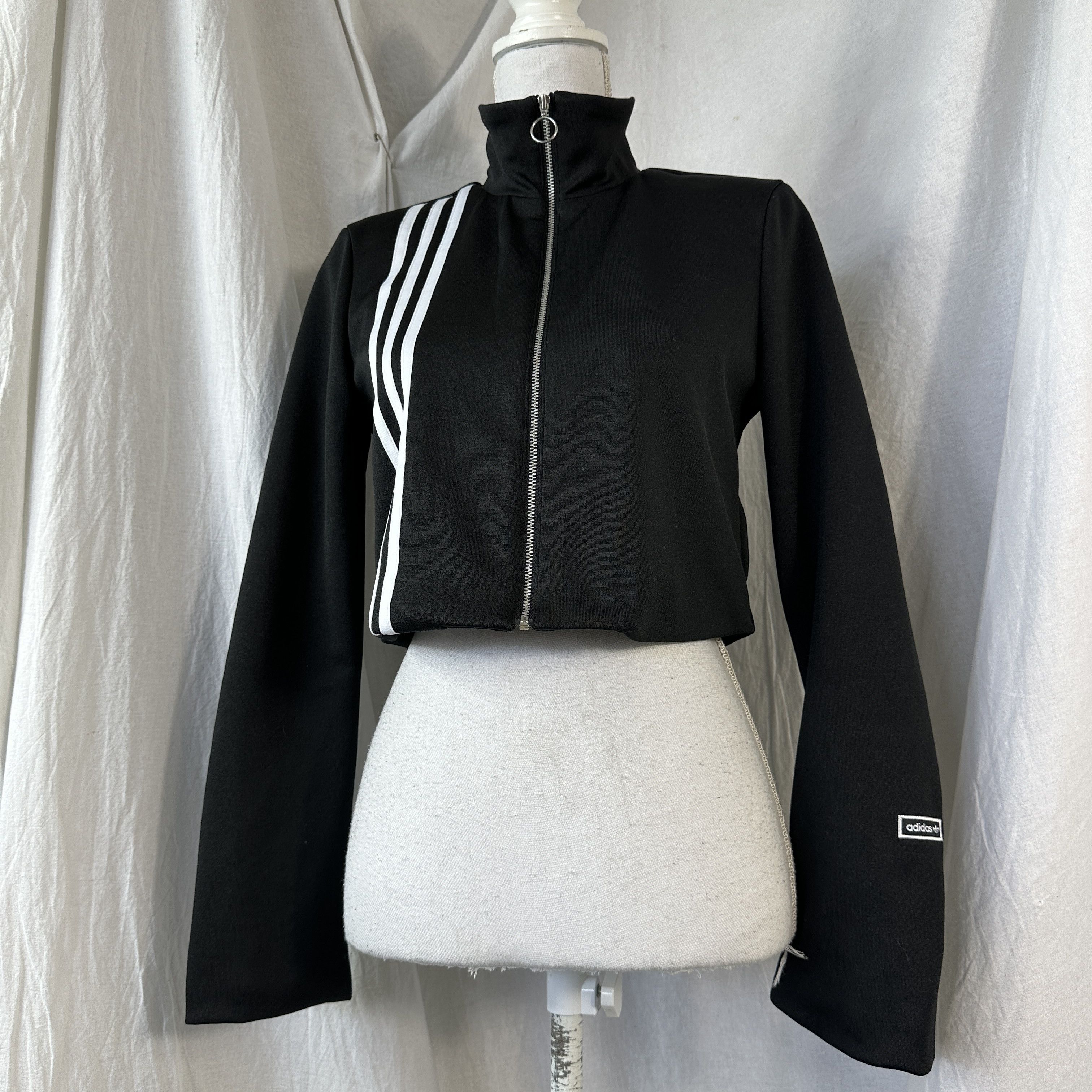 Adidas × Vintage Adidas Sportswear Y2K Active Archival Cropped Jacket Size S / US 4 / IT 40 - 3 Thumbnail