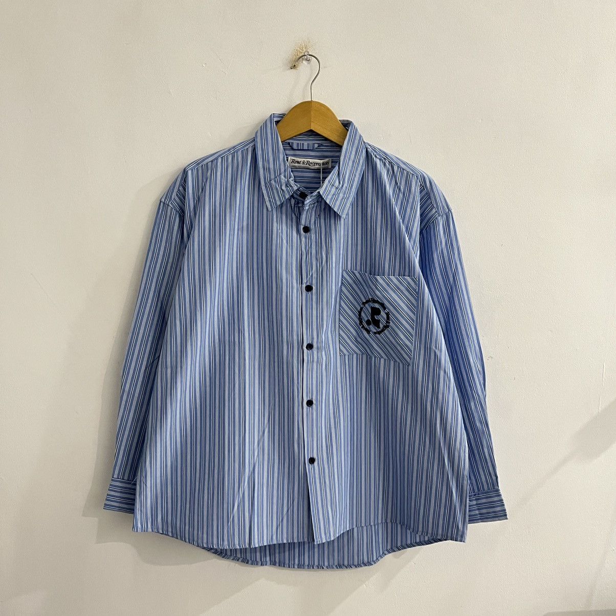 Japanese Brand Rest And Recreation Striped City Boy Oversized Shirt Size US S / EU 44-46 / 1 - 1 Thumbnail
