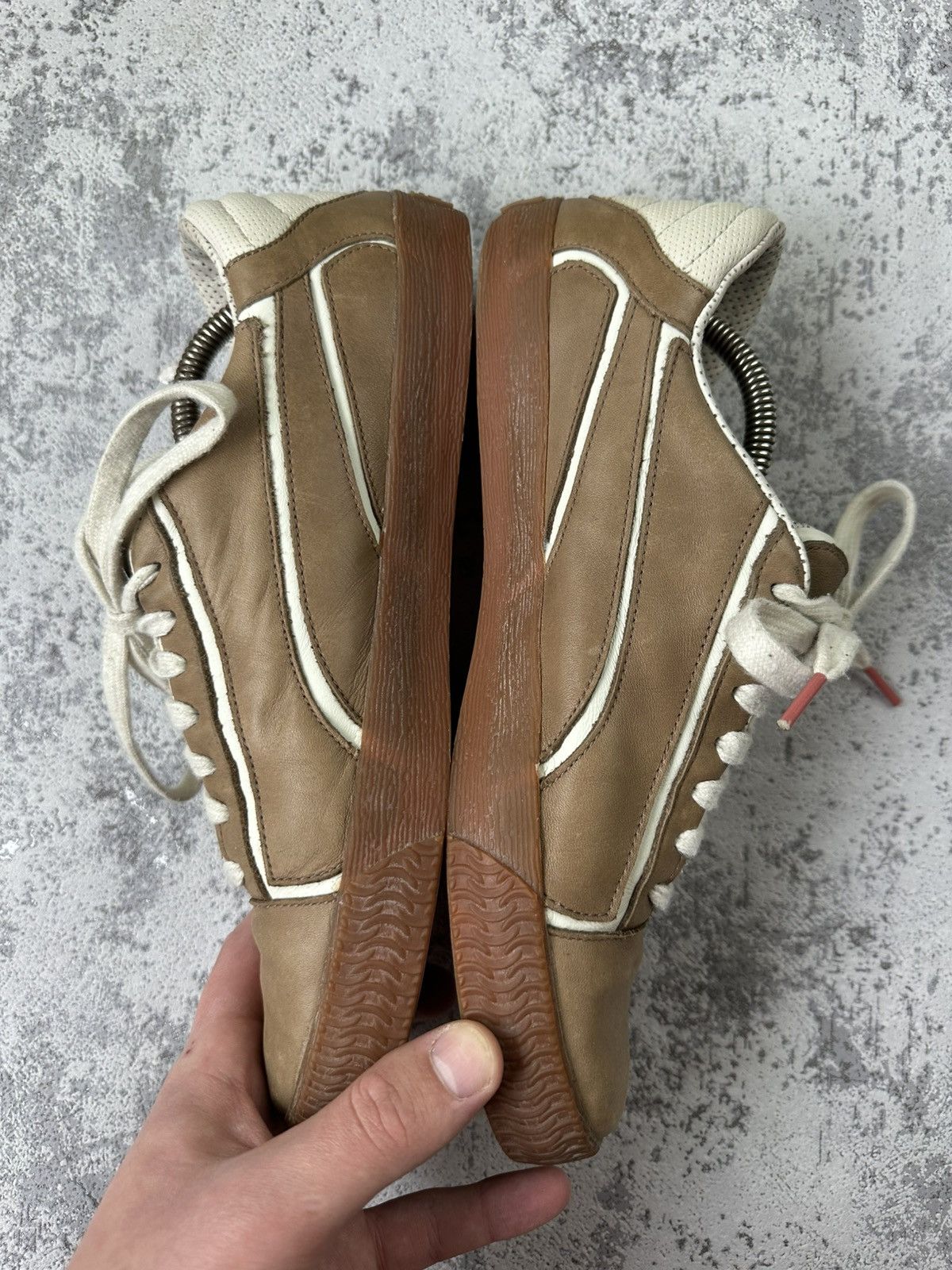 Alexander McQueen × Puma McQueen Puma Vintage Leather Sneaker Shoes Size US 9 / EU 42 - 4 Thumbnail