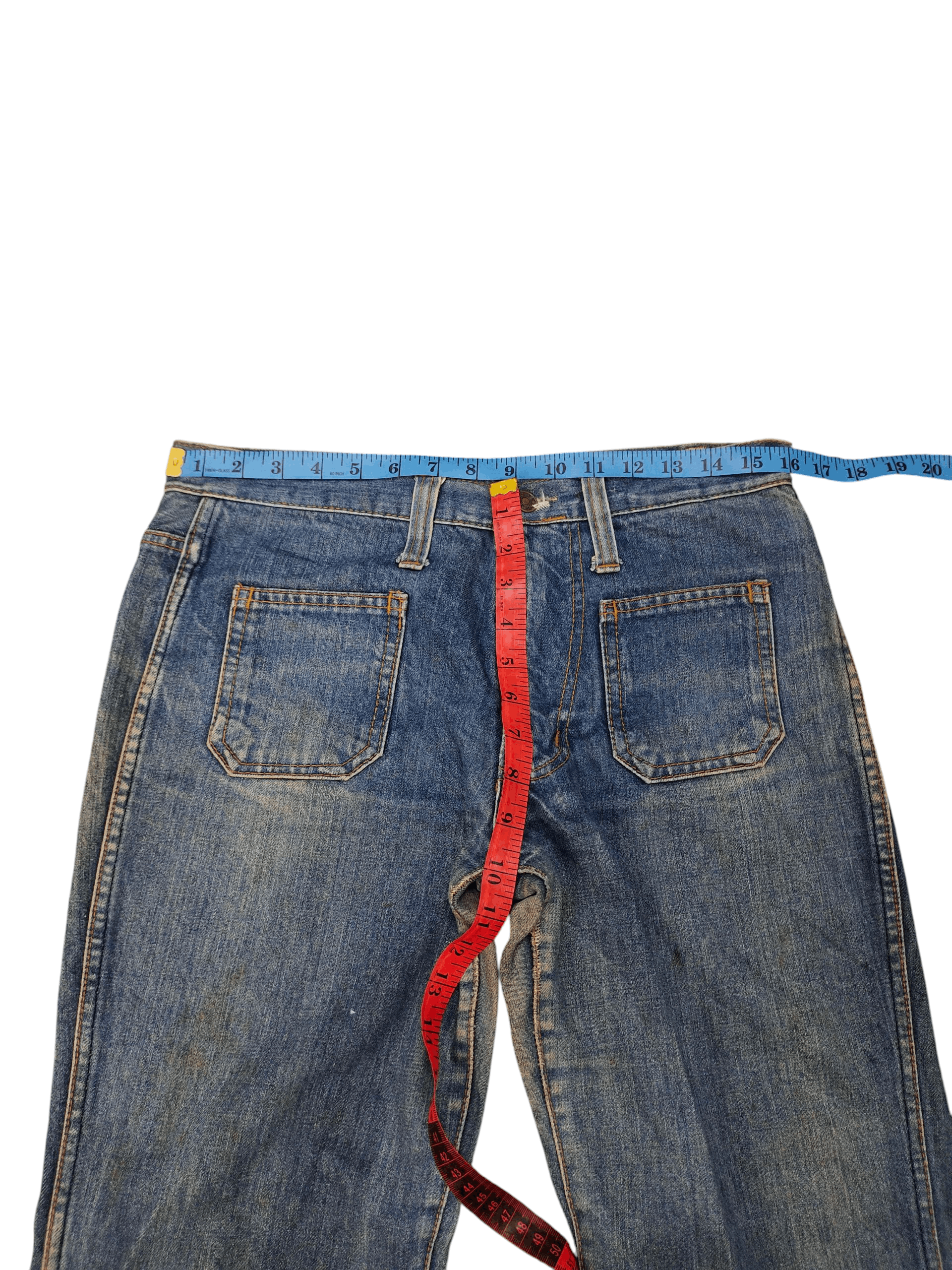 If Six Was Nine Flare Jeans Acme Japan Denim Bootcut Ifsixwasnine Lgb Size US 32 / EU 48 - 17 Thumbnail