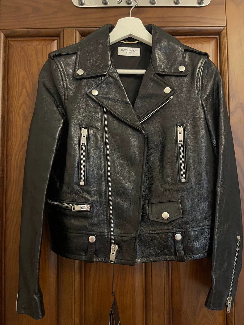 Saint Laurent Paris Saint Laurent Paris Biker Leather jacket Size XS / US 0-2 / IT 36-38 - 1 Thumbnail
