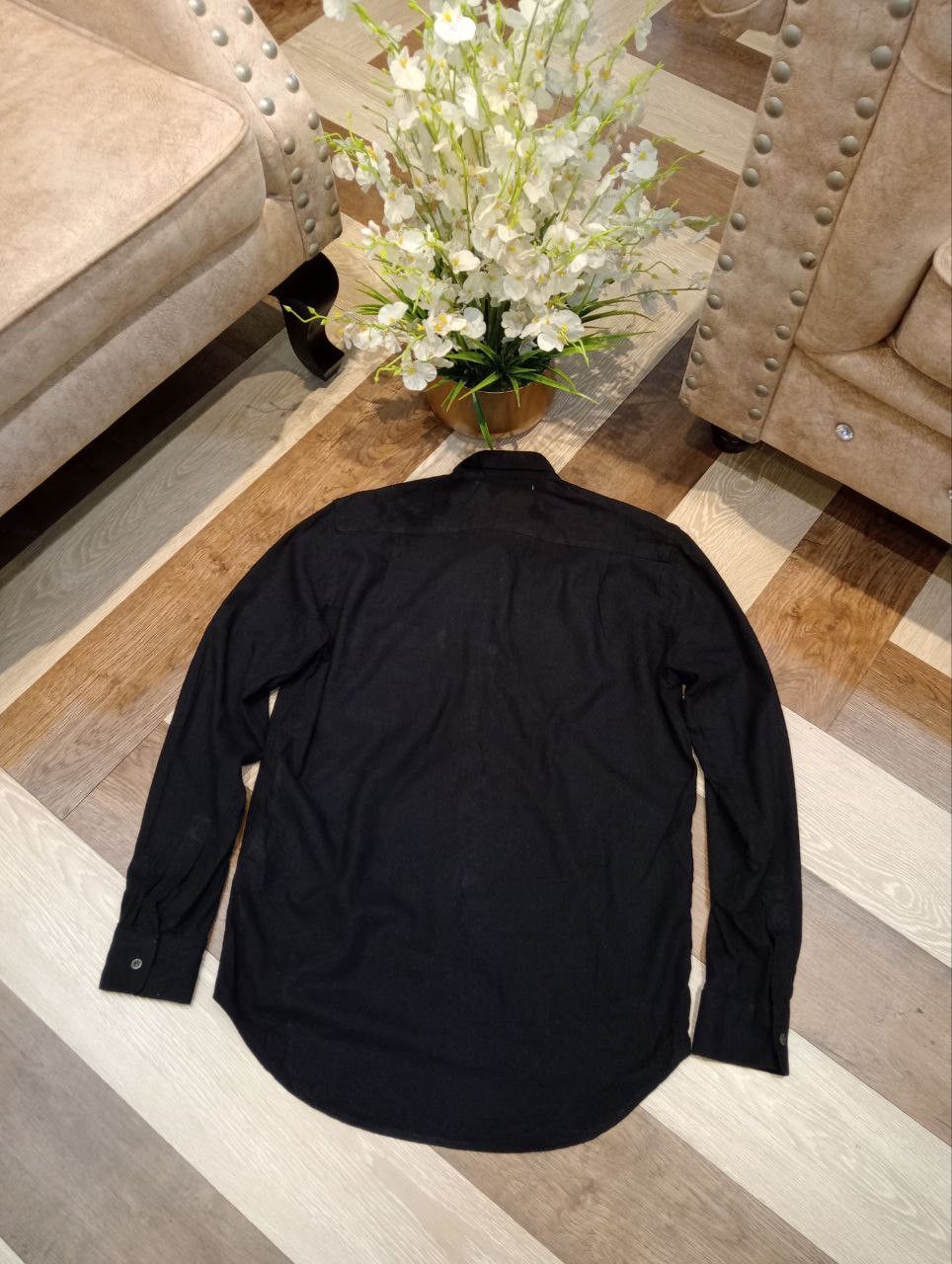 Our Legacy OUR LEGACY BLACK SILK BUTTON UP SHIRT - SIZE 46 Size US S / EU 44-46 / 1 - 8 Thumbnail