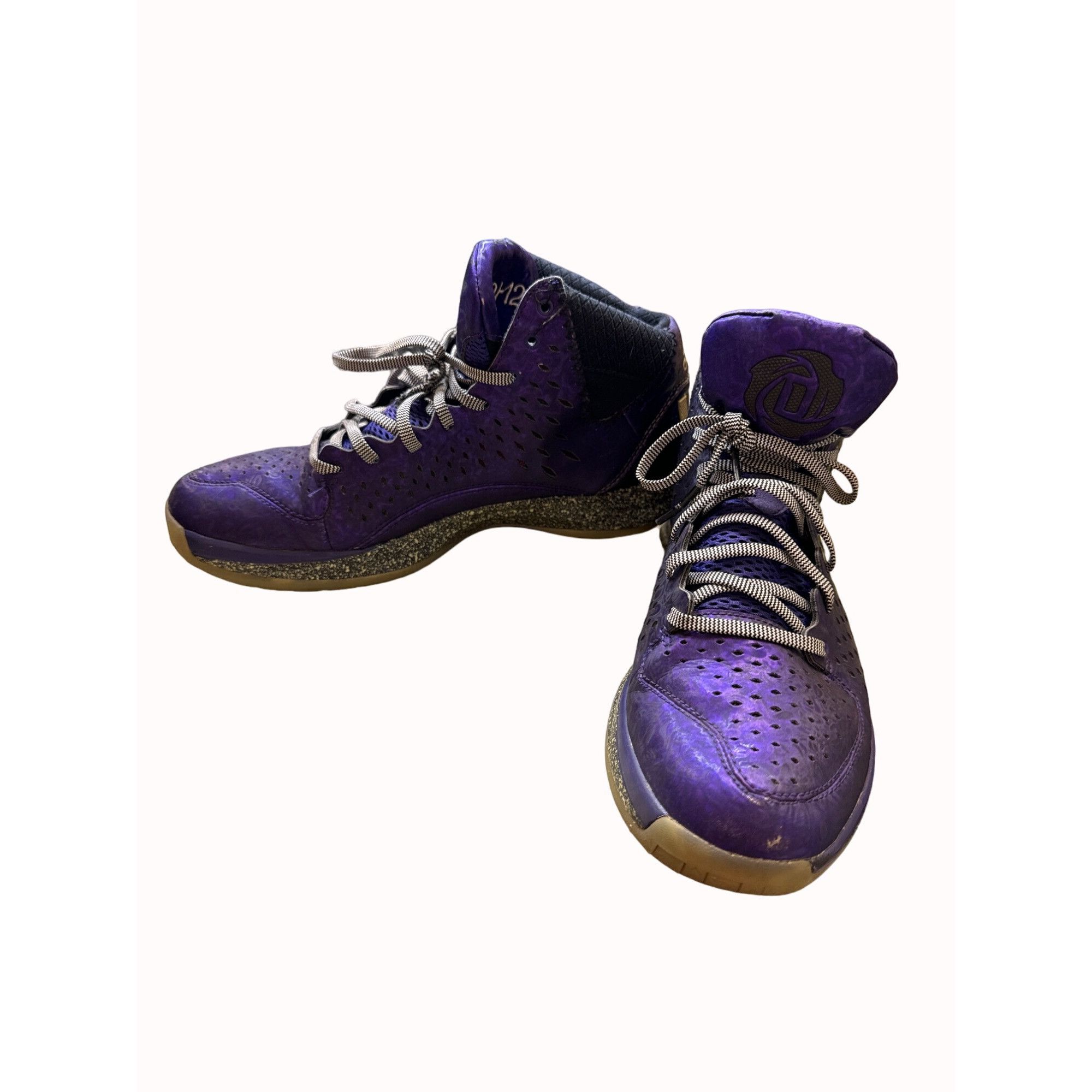 Adidas Adidas Rose Night Before Xmas 2012 men’s purple basketball s Size US 8.5 / EU 41-42 - 3 Thumbnail
