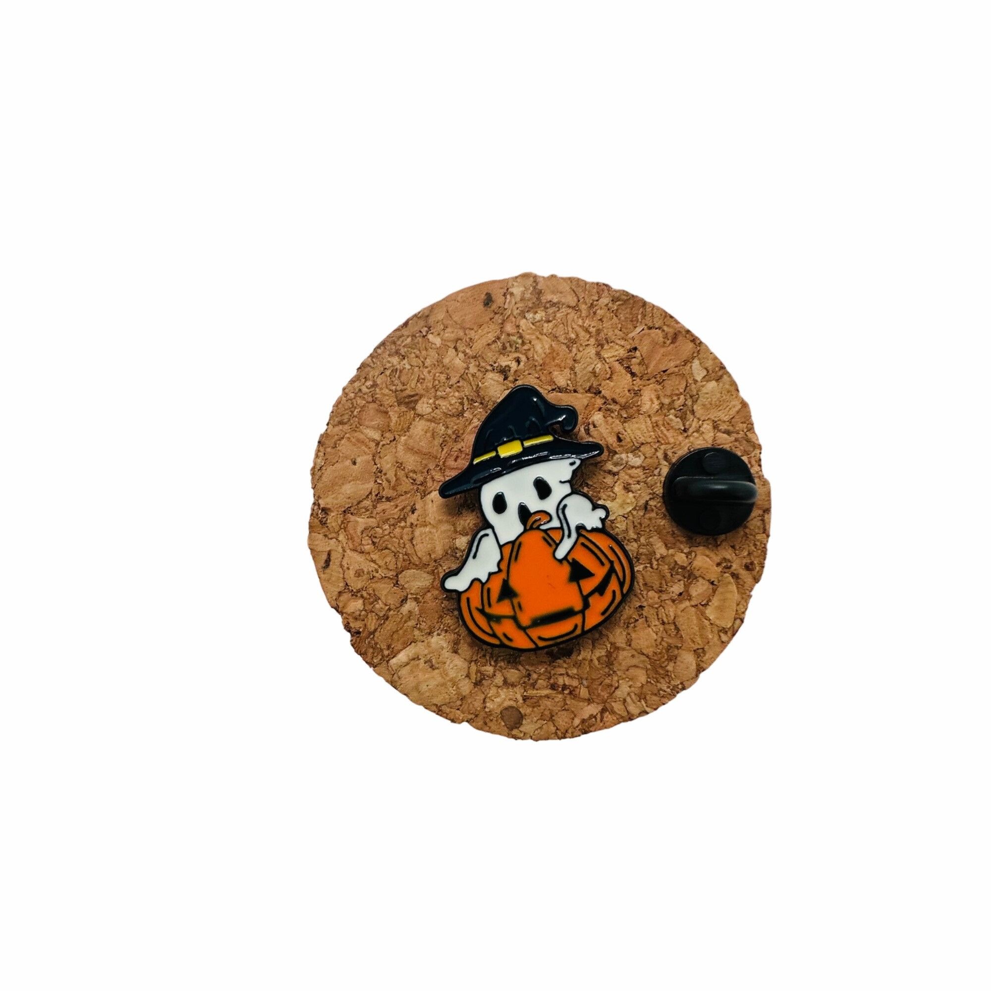Other ☀️Oz Enamel Pins Ghost with hat and Pumpkin in Halloween Ora Size ONE SIZE - 2 Thumbnail