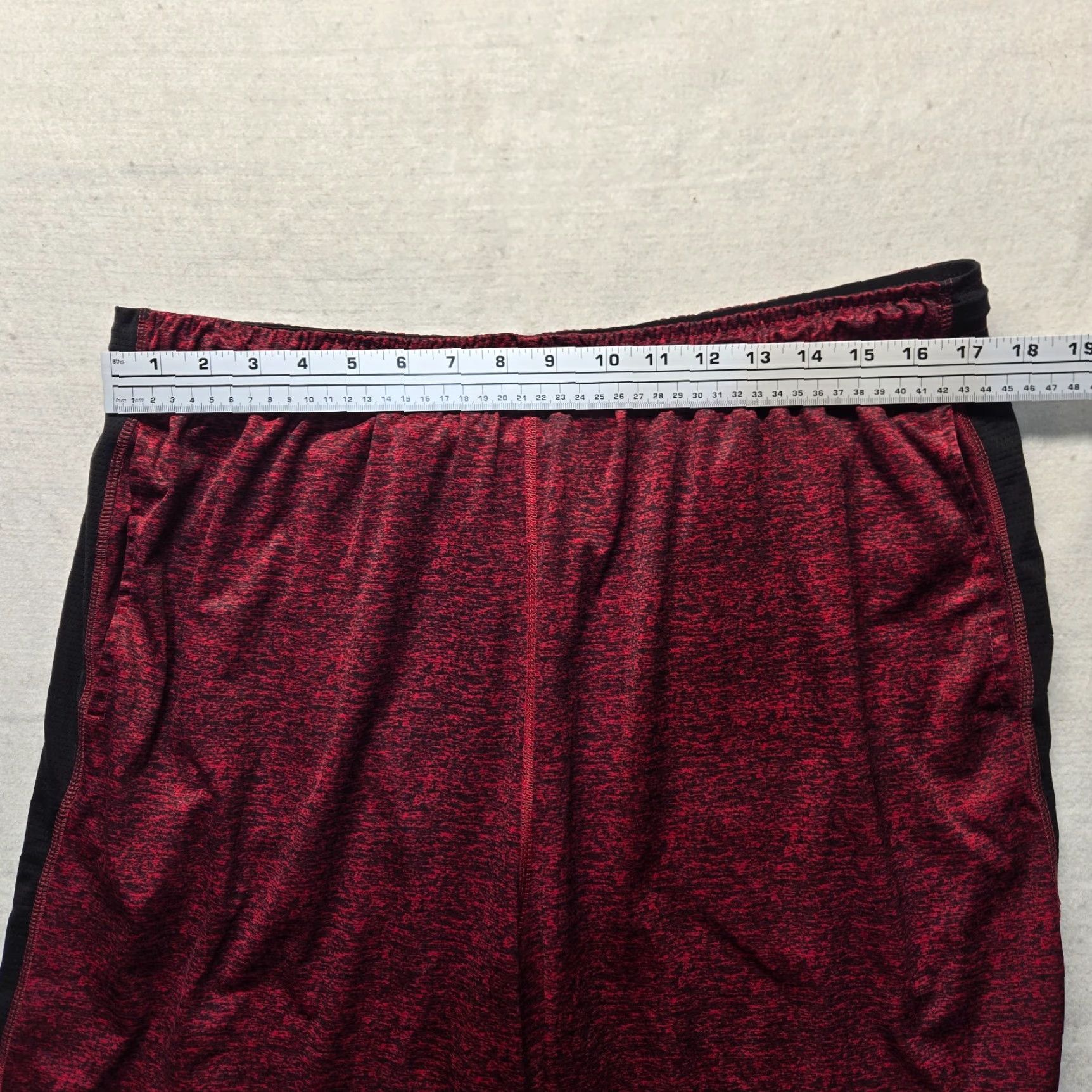 Russell Athletic Russell Athletic Red Polyester Basketball Shorts Mens L Adult Basketball Shorts Color Red Breathable Elastic Waist Easy Care Sports Shorts Size US 33 - 4 Thumbnail