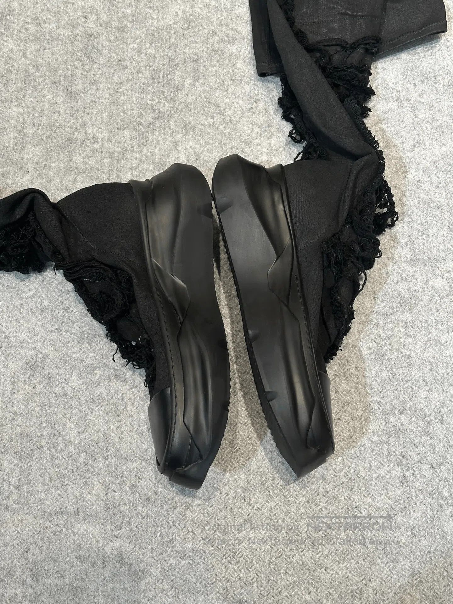 Rick Owens Drkshdw Rick Owens Platform Distressed Elastic Boots. Size US 7 / EU 40 - 6 Thumbnail