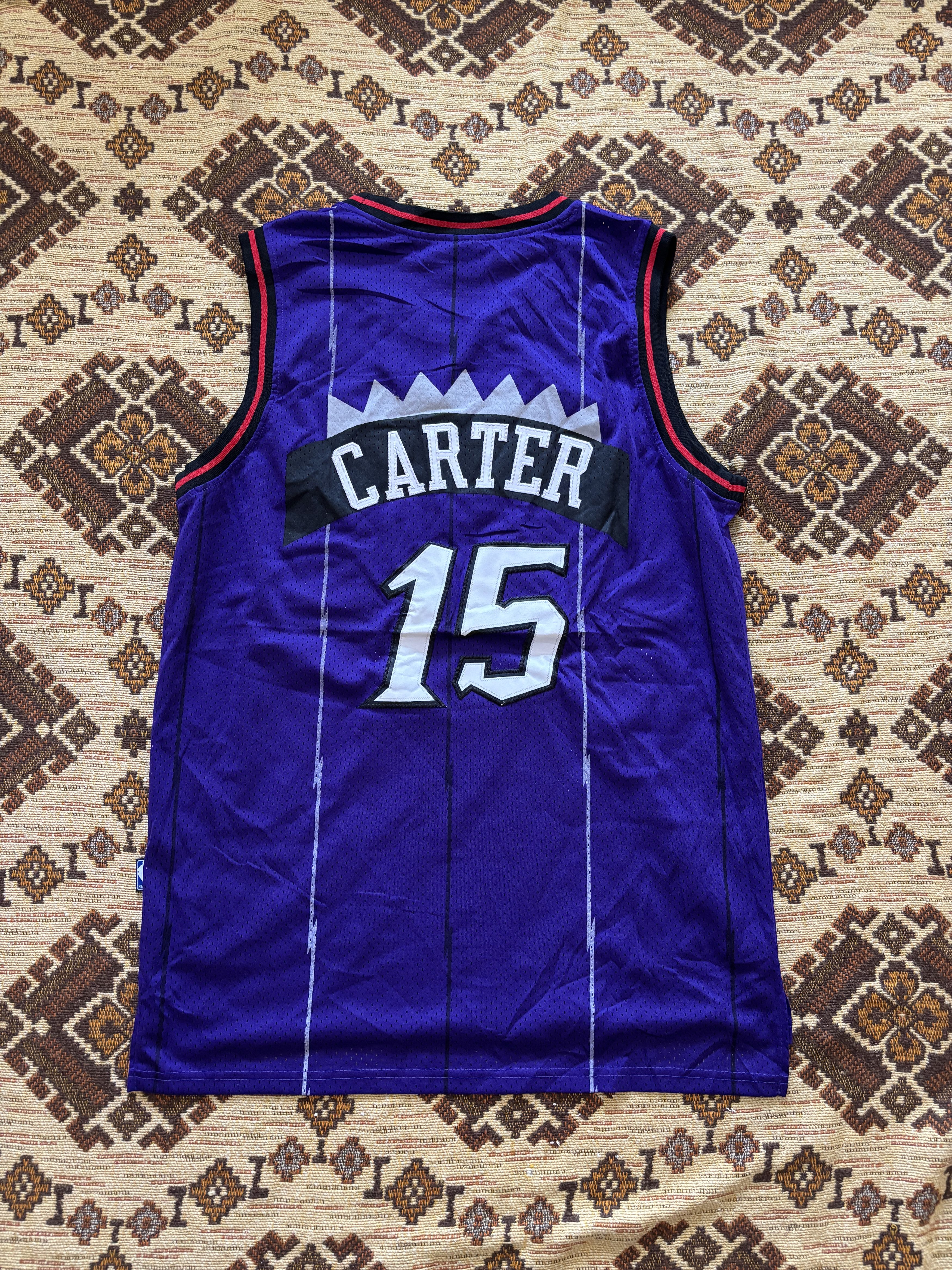 NBA Vintage 90s Toronto Raptors Vince Carter 15 Size L Size US L / EU 52-54 / 3 - 3 Thumbnail
