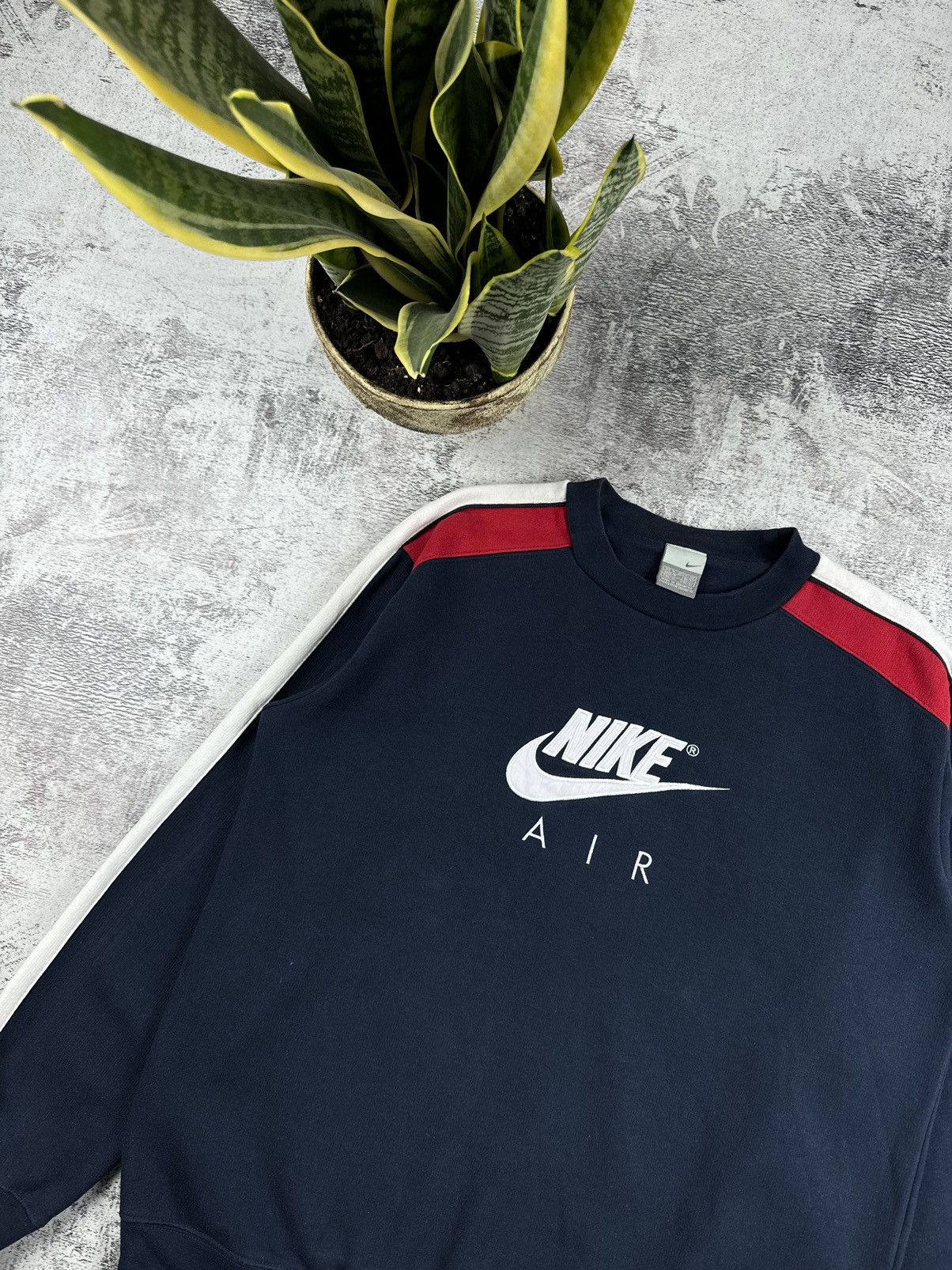 Nike Nike Air 90S Center Swoosh Logo Sport Sweatshirt Y2K Hoodie Size US M / EU 48-50 / 2 - 4 Thumbnail