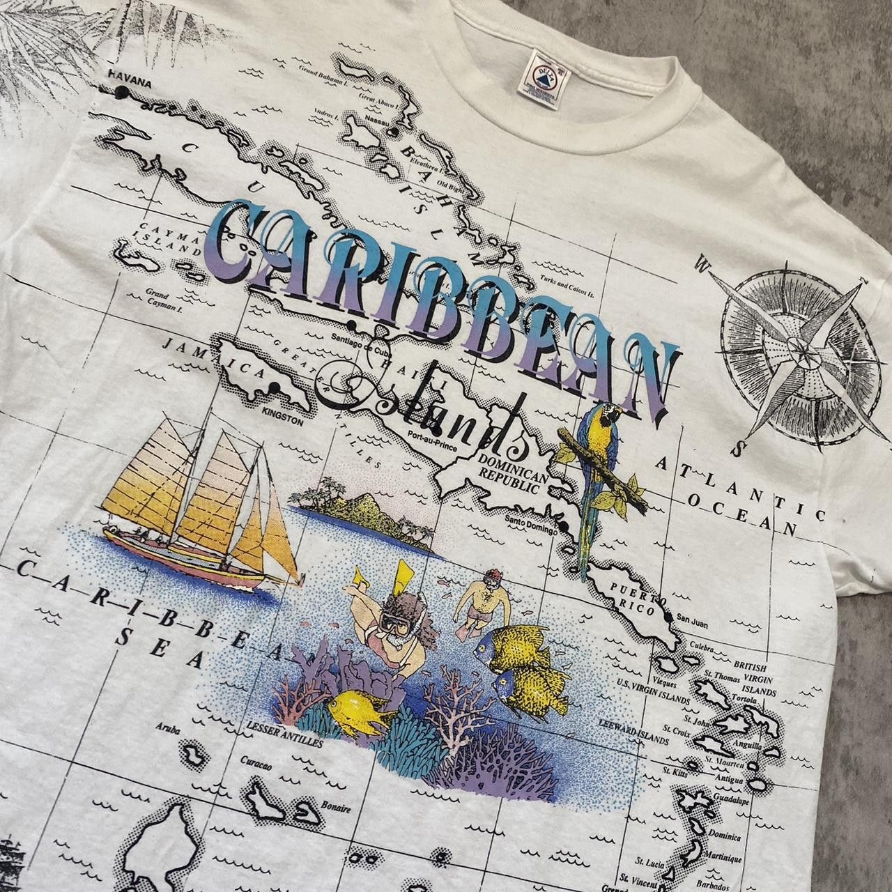 Delta 90s Caribbean Vintage Retro Delta Full Print Vacation Size US XL / EU 56 / 4 - 3 Thumbnail