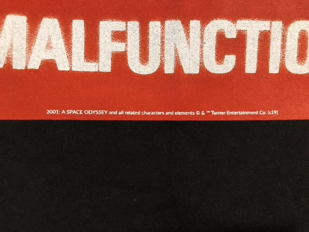 Other 100% Authentic 2001 Space Odyssey COMPUTER MALFUNCTION Tote Size ONE SIZE - 4 Thumbnail
