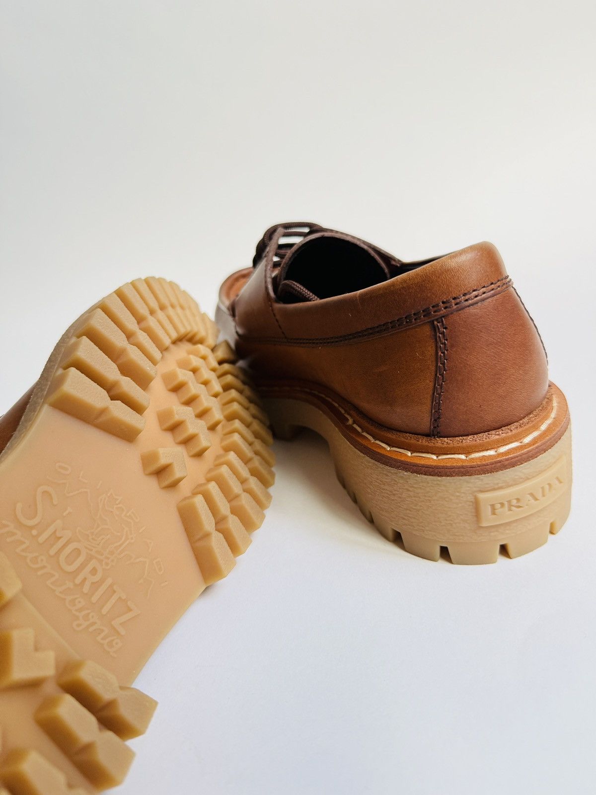 Prada Prada - St. Moritz leather loafers Size US 6.5 / EU 39-40 - 13 Thumbnail