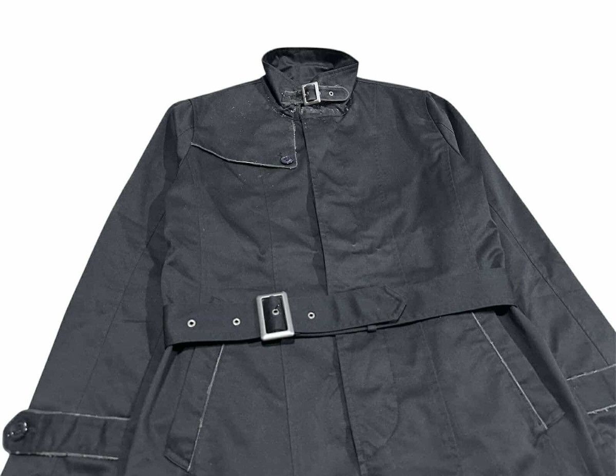 Japanese Brand × Mossimo × Vintage 🔥Sick Y2K Vintage Mossimo Trench Coat Jacket Bondage Belted Size US M / EU 48-50 / 2 - 4 Thumbnail