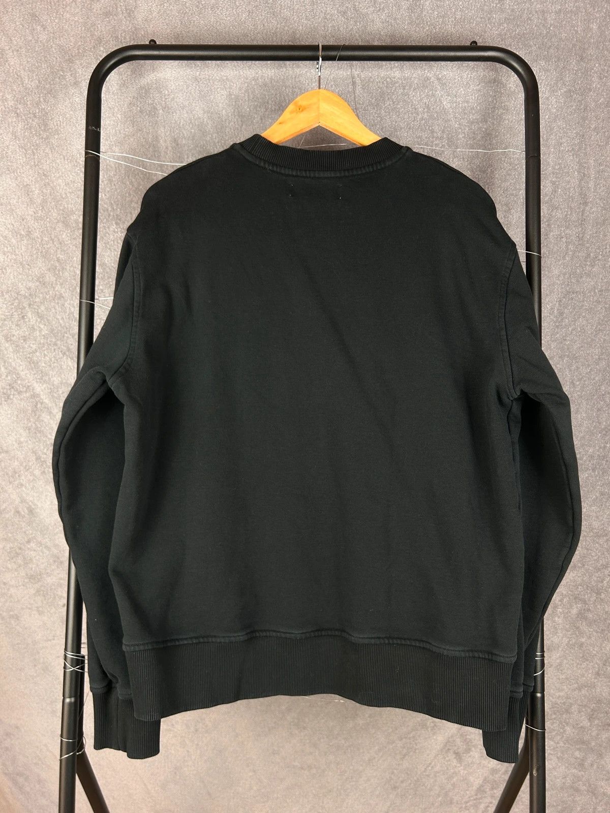 Designer × Samsoe Samsoe Samsoe Samsoe black crewneck mini logo print Size US L / EU 52-54 / 3 - 2 Thumbnail