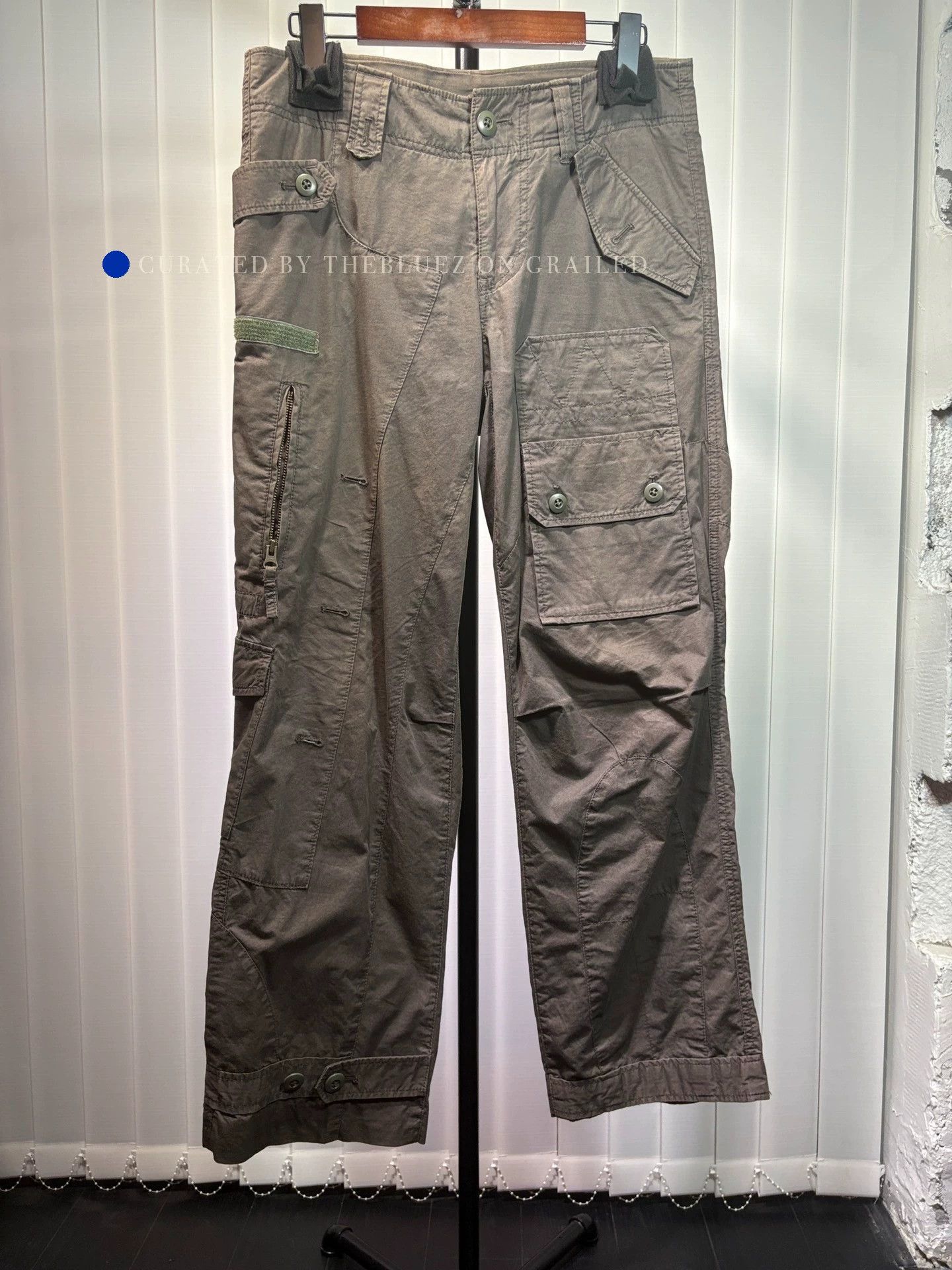 Comme des Garcons Homme Plus Unique Reconstructed Beige Work Pants Size US 32 / EU 48 - 1 Thumbnail