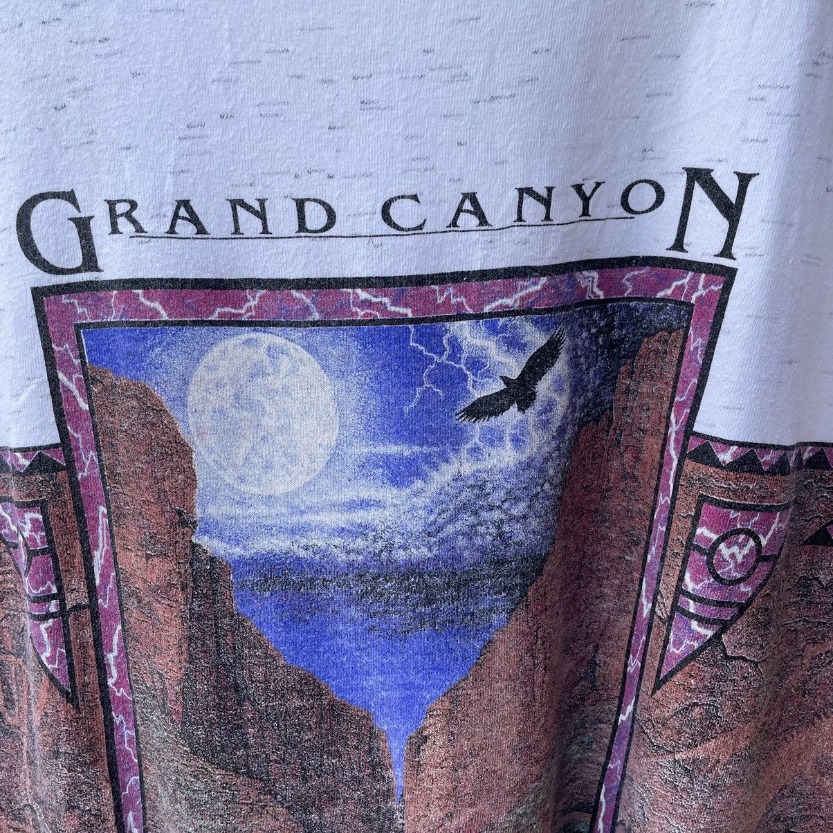 Vintage 🔥Vintage 1993 Grand Canyon Screenworks Mirror Print Tee Size US L / EU 52-54 / 3 - 7 Thumbnail