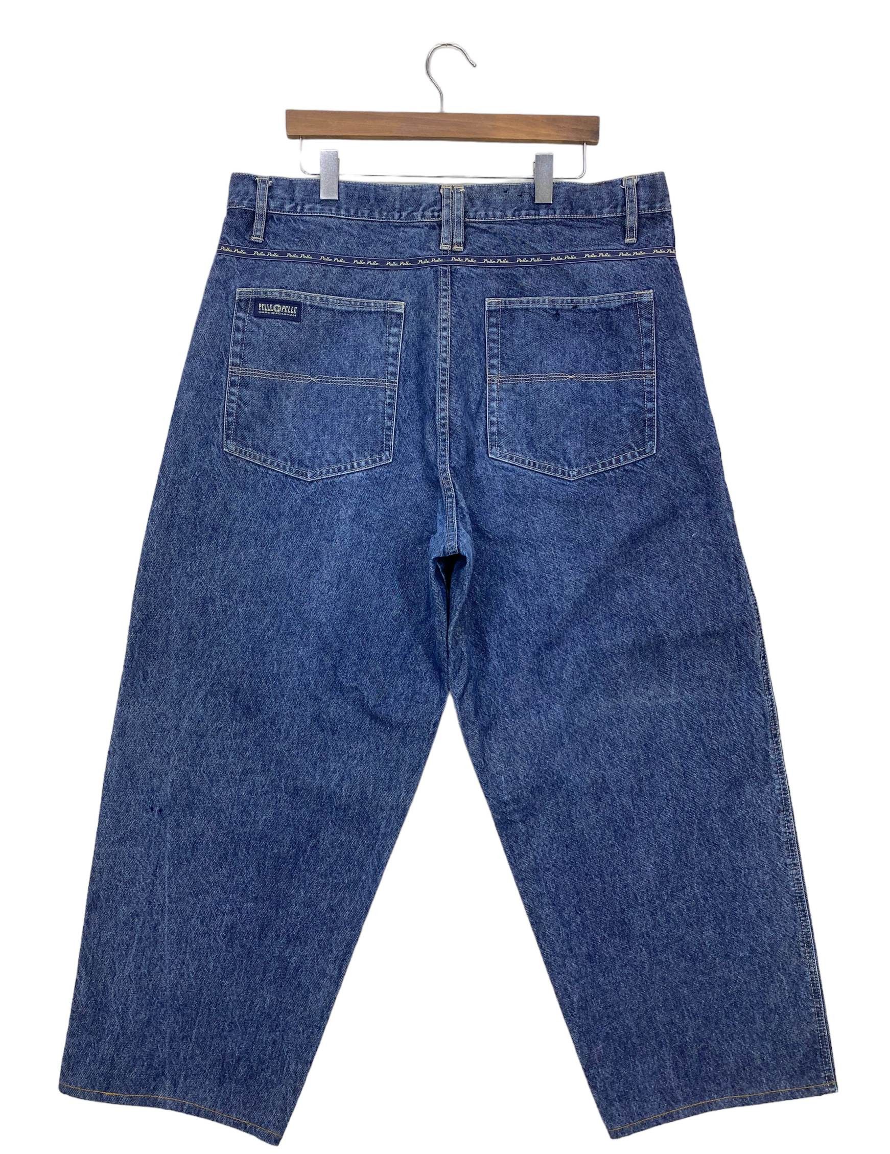 Japanese Brand × Pelle Pelle Pelle Pelle Baggy Jeans Hip Hop Skateboard Jeans Size US 40 / EU 56 - 1 Thumbnail