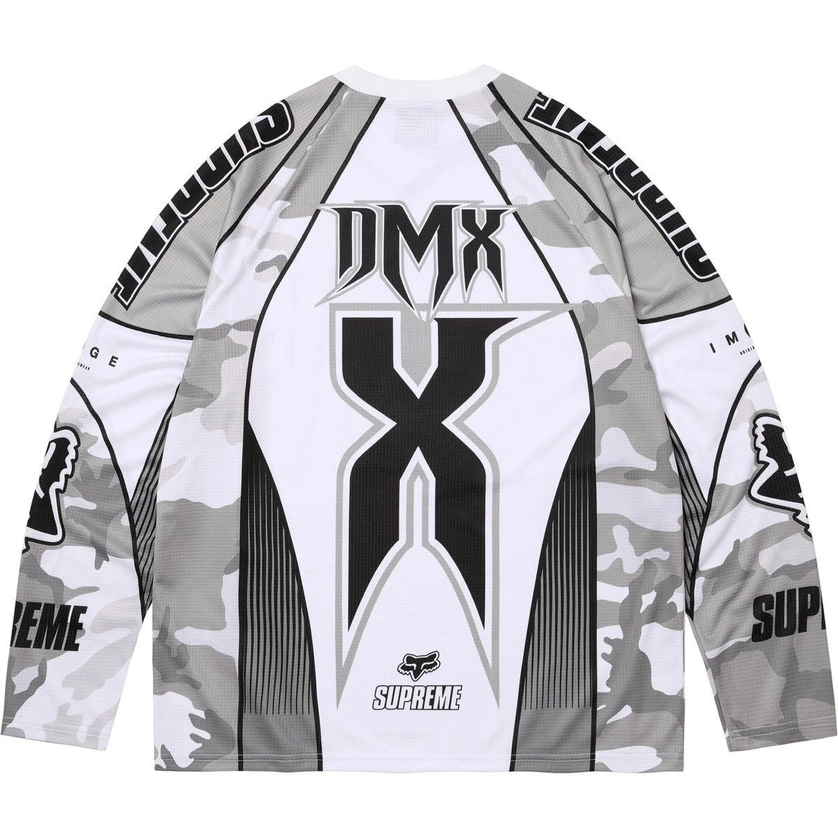Fox Racing × Supreme Supreme Fox Racing DMX Jersey Medium White Size US M / EU 48-50 / 2 - 2 Thumbnail