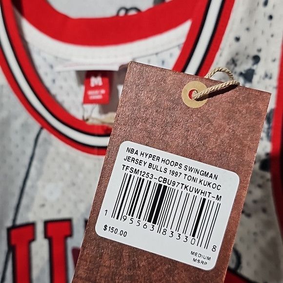 Mitchell & Ness Chicago Bulls Throwback Jersey Tony Kukoc Medium NWT Size US M / EU 48-50 / 2 - 5 Thumbnail