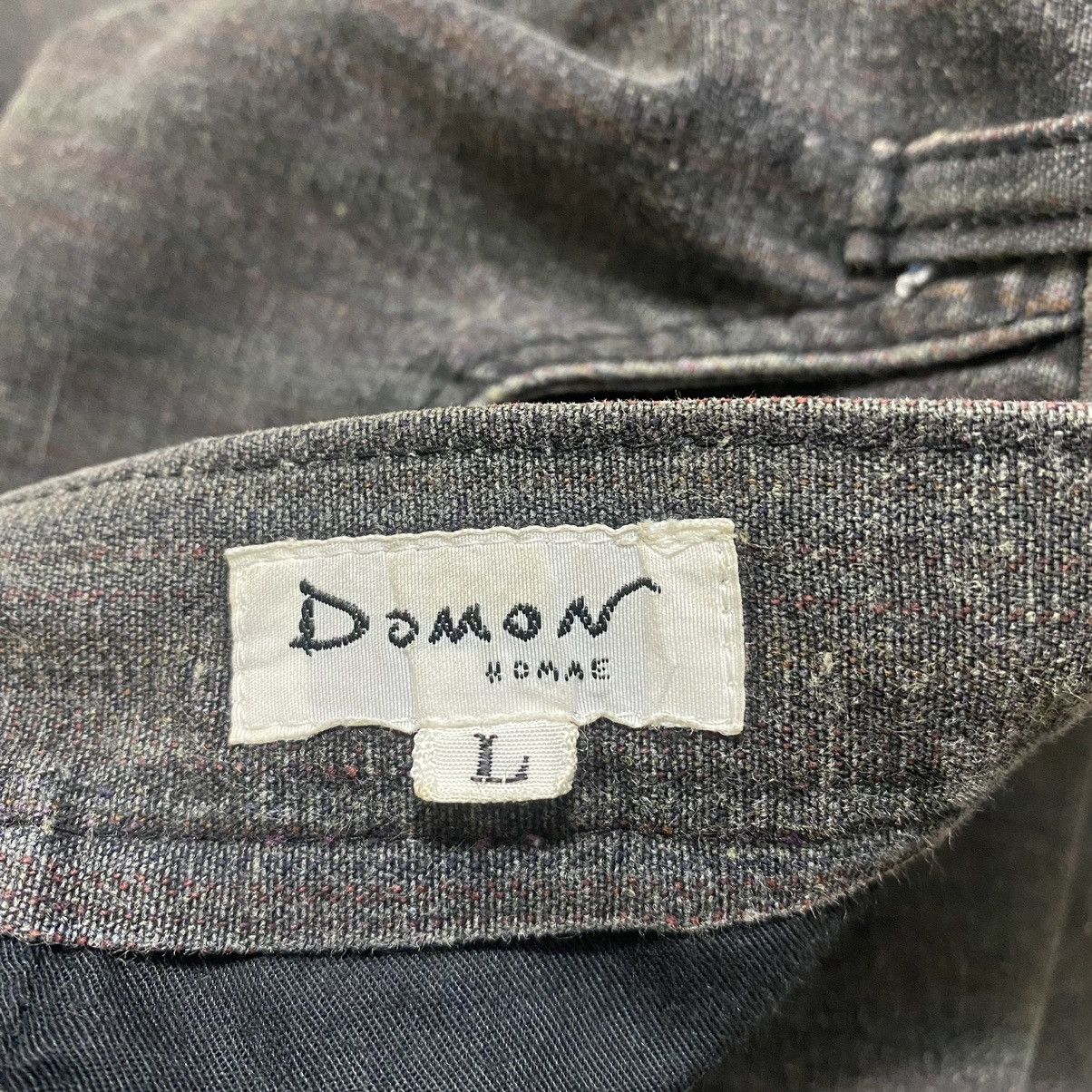 Japanese Brand DOMON HOMME Rainbow Super Flare Denim Jeans Faded Black Size US 31 - 20 Thumbnail