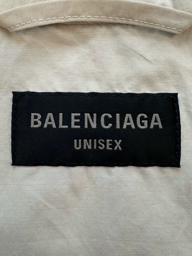 Balenciaga Balenciaga Solid Color Collar Zipper Jacket Beige Size US S / EU 44-46 / 1 - 7 Thumbnail