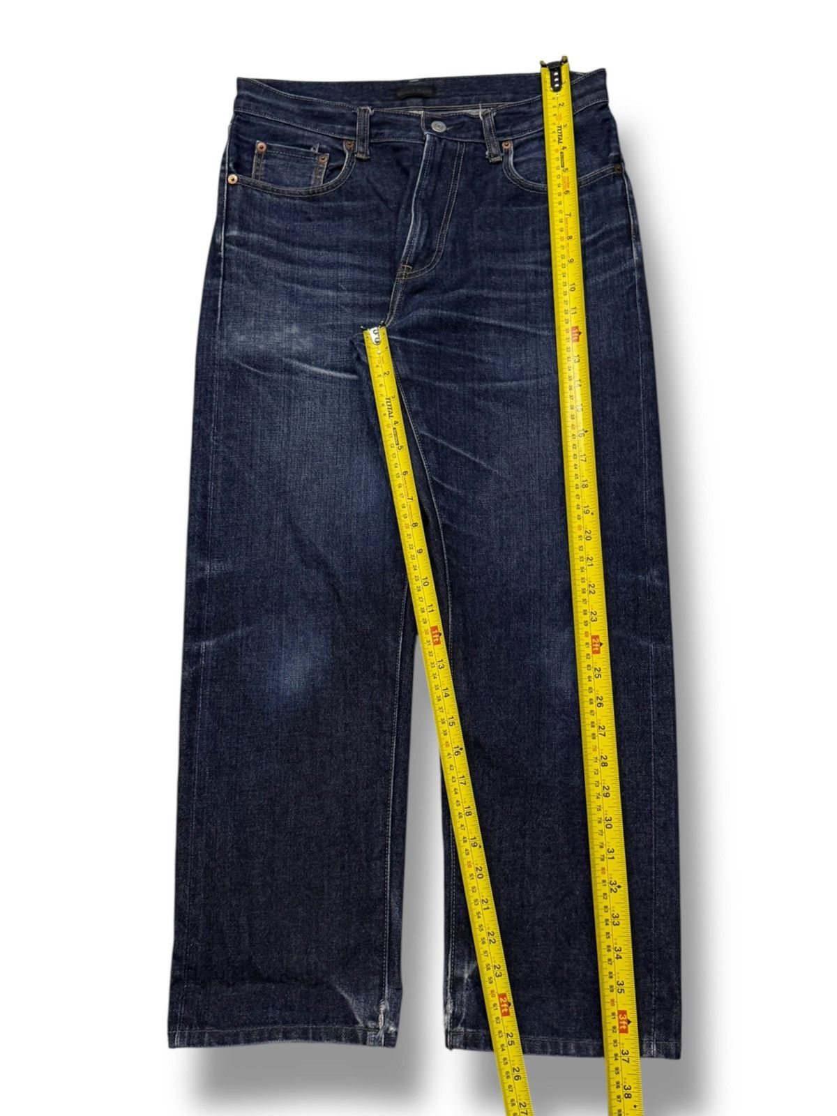 Uniqlo Vintage Uniqlo Jeans Selvedge Denim Japan | Vintage Fade W31 Size US 31 - 14 Thumbnail