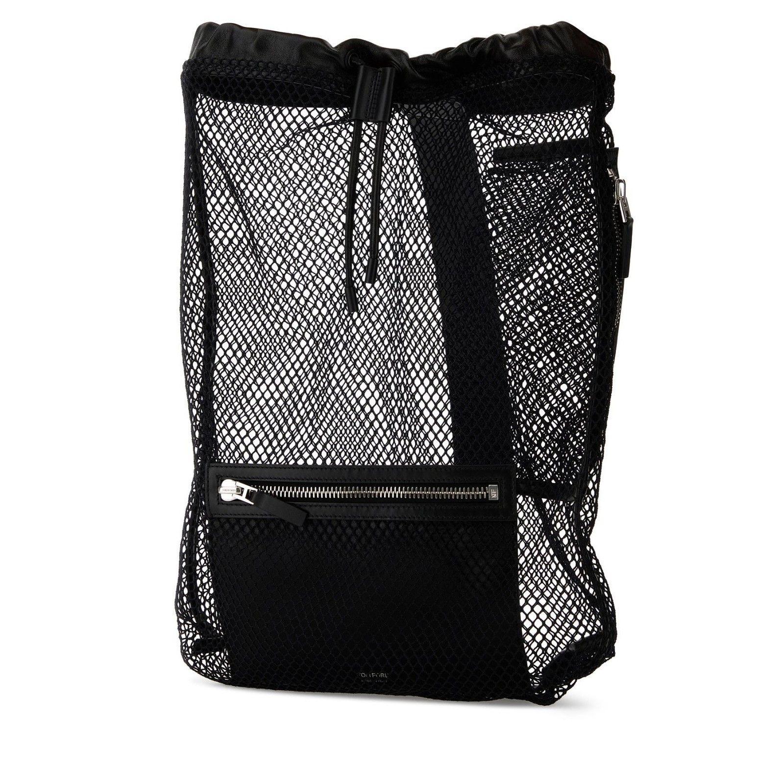 Tom Ford TOM FORD Black Mesh Backpack New And Authentic Size ONE SIZE - 2 Thumbnail