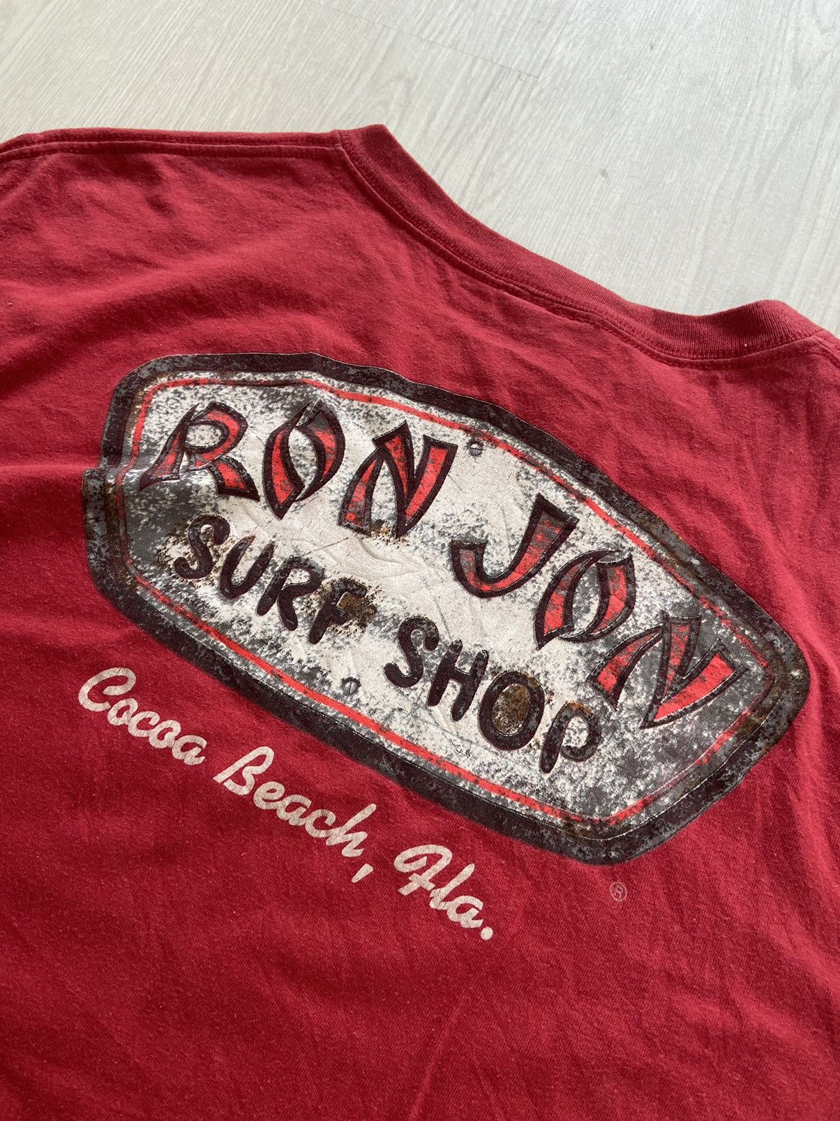 Ron Jon Surf Shop Vintage 1990’s Ron Jon Surf Backhit Tshirt Size US XL / EU 56 / 4 - 4 Thumbnail